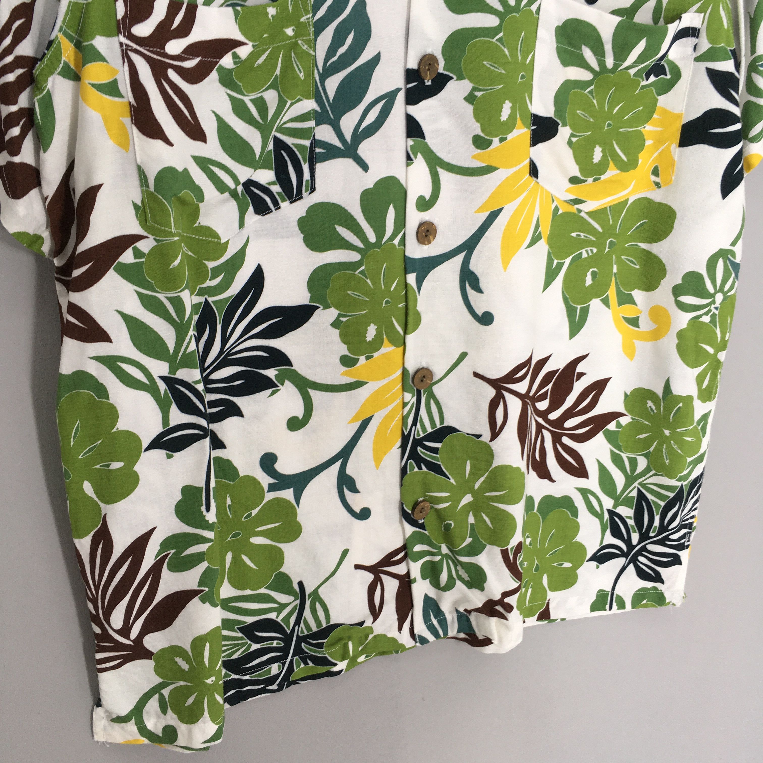 Vintage Vintage 90s Aloha Floral Hawaiian Rayon Shirt Medium Size US M / EU 48-50 / 2 - 4 Thumbnail