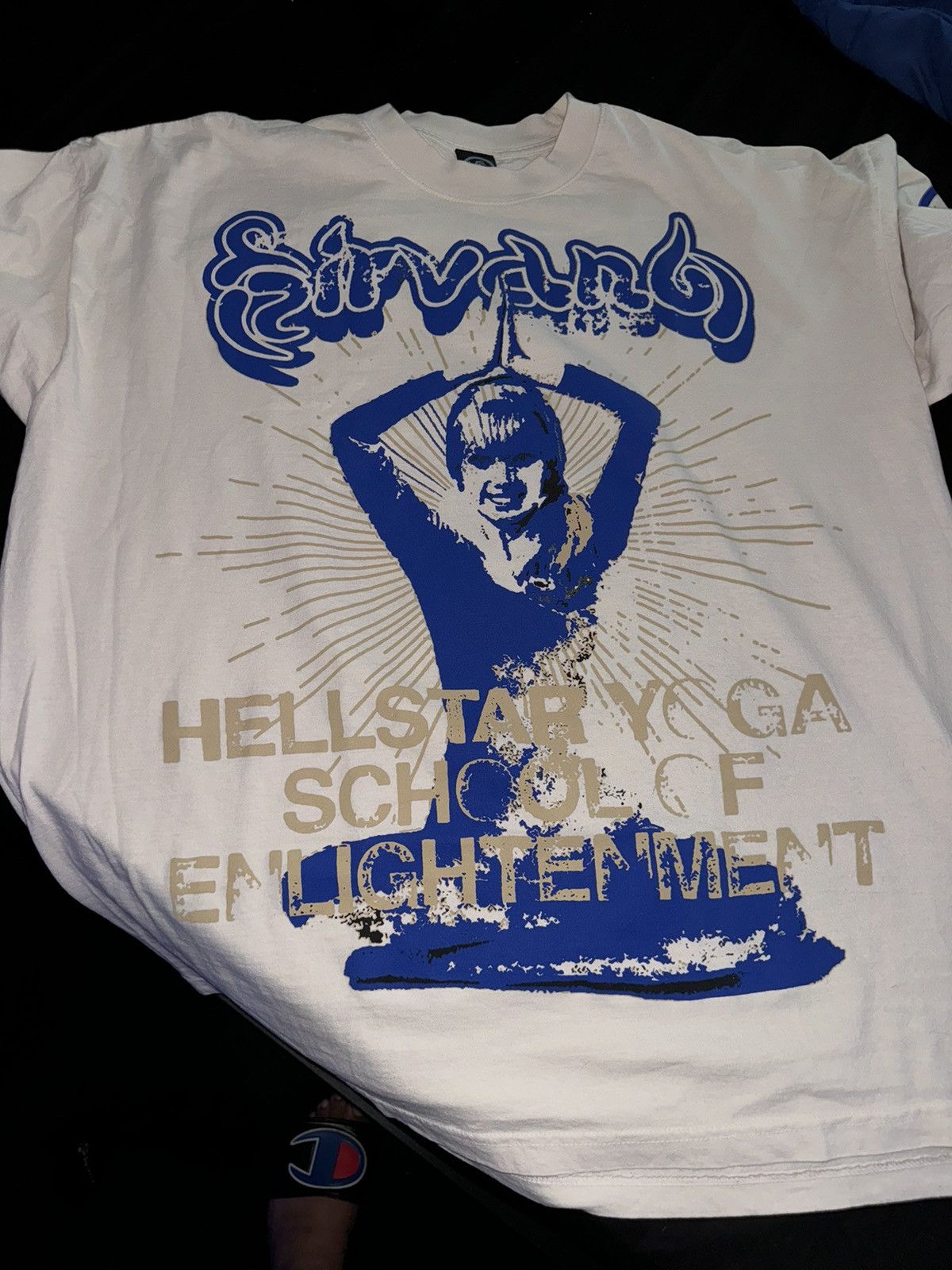 HELLSTAR HELLSTAR YOGA CREAM TEE 2XL Size US XXL / EU 58 / 5 - 1 Thumbnail