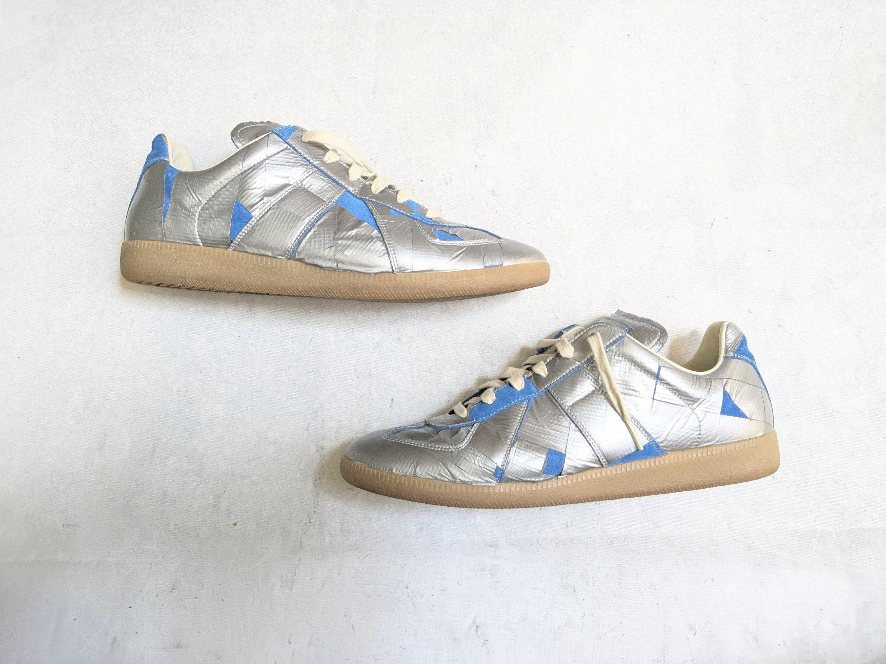 Maison Margiela Replica GAT Duct Tape 14 47 Low Tops Blue