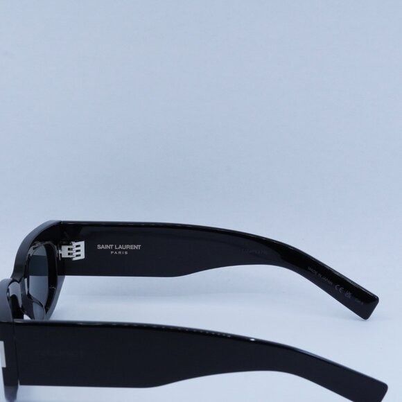 Saint Laurent Paris New Saint Laurent SL697 001 Sunglasses - Black Frame Size ONE SIZE - 5 Thumbnail