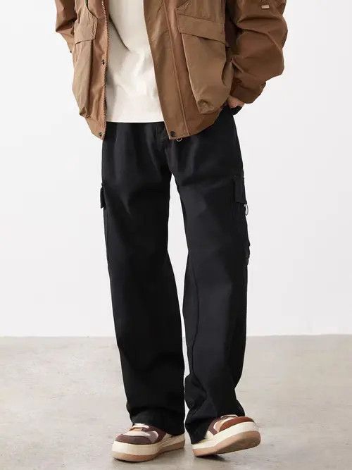 Japanese Brand Vintage Street Multi-Pocket Loose Casual Workwear Jeans Size US 34 / EU 50 - 6 Thumbnail