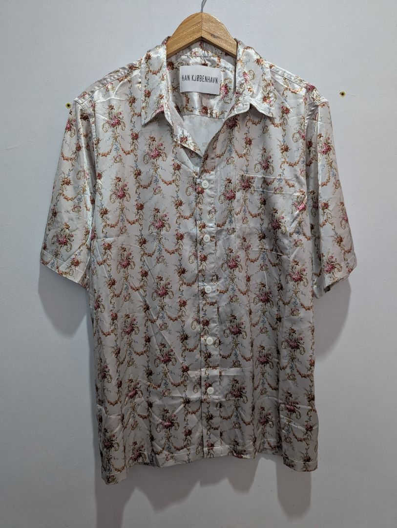 Han Kjobenhavn Han Kjobenhavn Floral Silk SS Shirt L Size US L / EU 52-54 / 3 - 3 Thumbnail