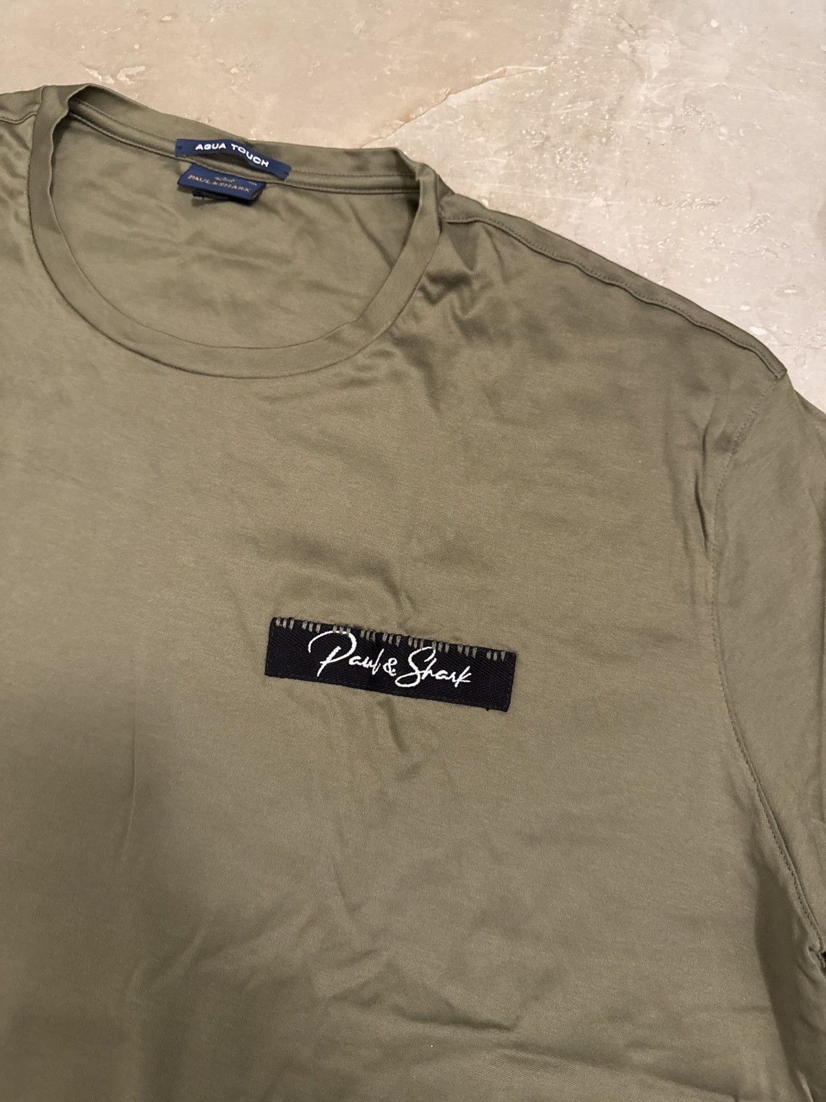 Paul & Shark Green T-shirt Size US XXL / EU 58 / 5 - 2 Thumbnail