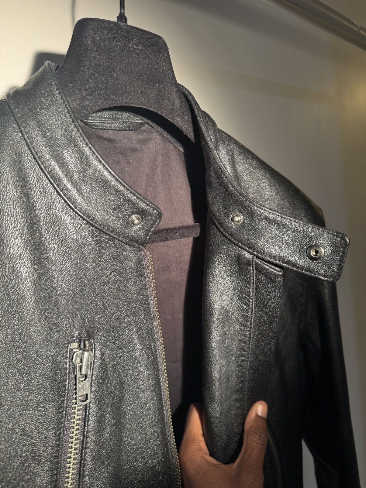 Maison Margiela Maison Martin Margiela Archival 5-Zip Leather Jacket (AW07) Size US M / EU 48-50 / 2 - 8 Thumbnail