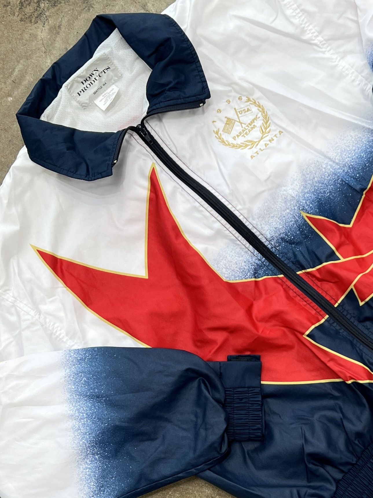 Vintage 1996 90s Paralympics USA Atlanta Jacket Medium