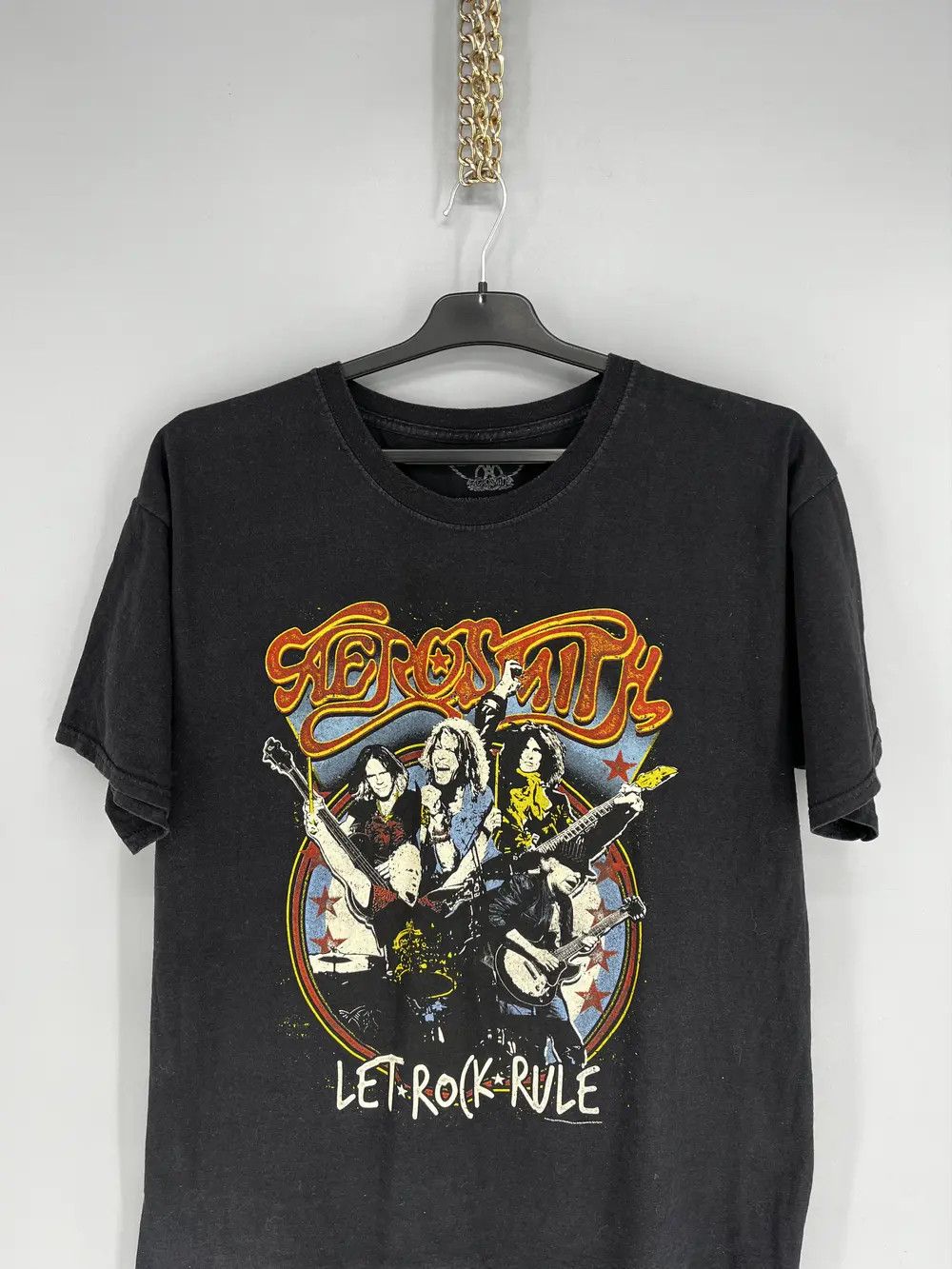 Band Tees Y2K Vintage Aerosmith World Tour T-Shirt Band Rock Streetwea Size US L / EU 52-54 / 3 - 6 Thumbnail