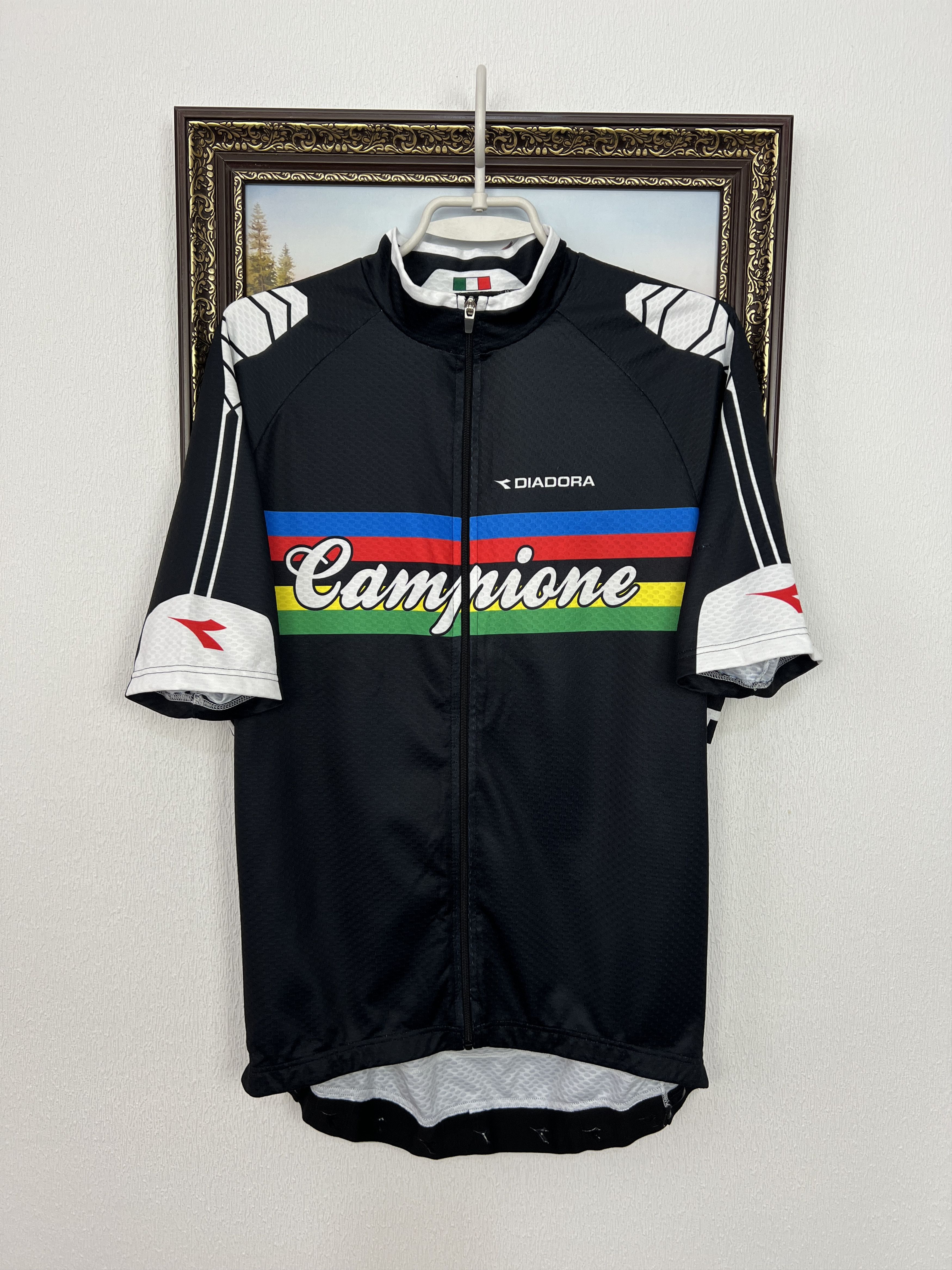 Diadora Diadora Campagnolo Cycling Shirt Sport Jersey Trikot Tee Size US XL / EU 56 / 4 - 1 Thumbnail