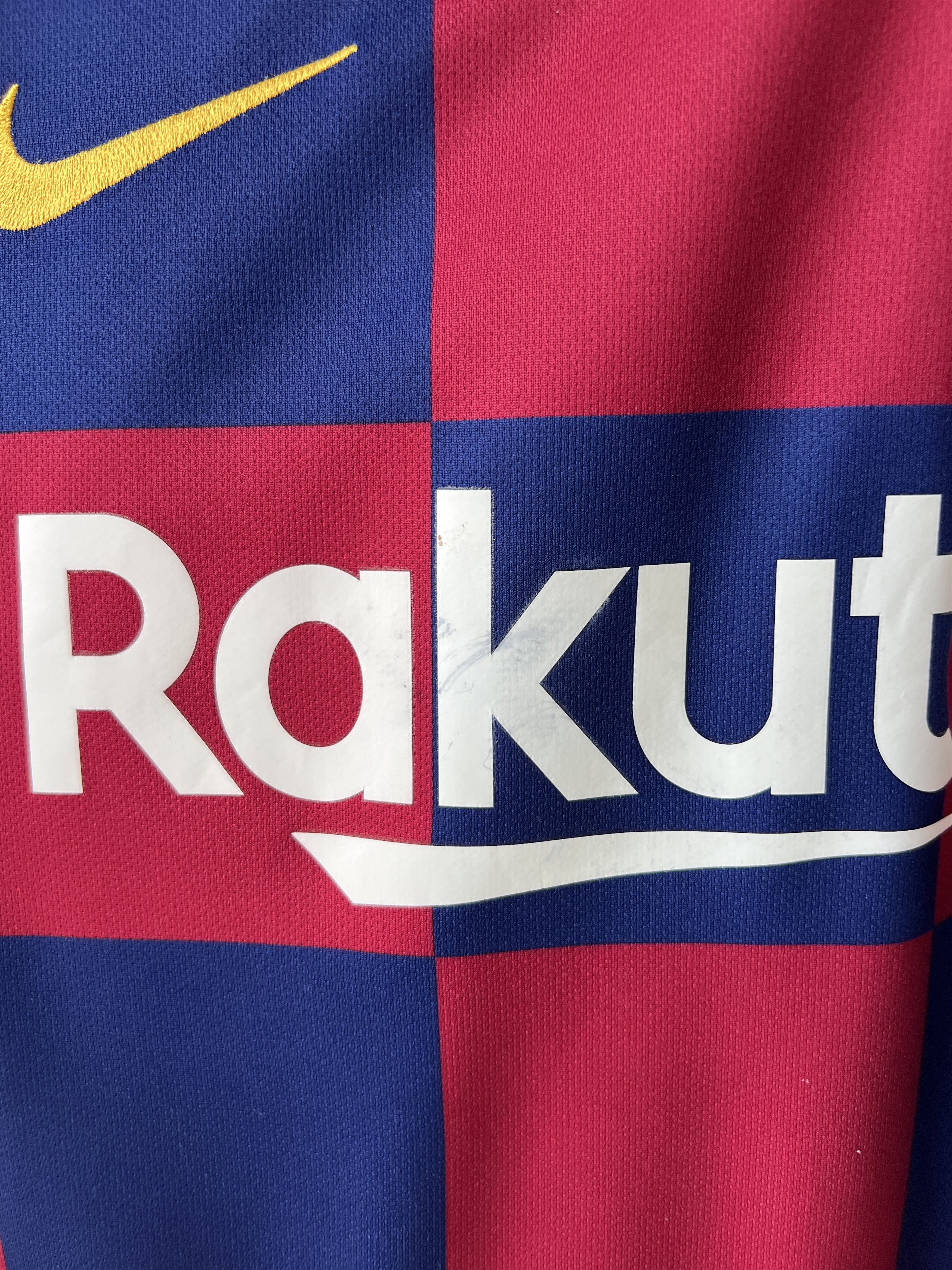 Nike (L) Barcelona 2019-20 Home Kit Pique #3 Size US L / EU 52-54 / 3 - 5 Thumbnail