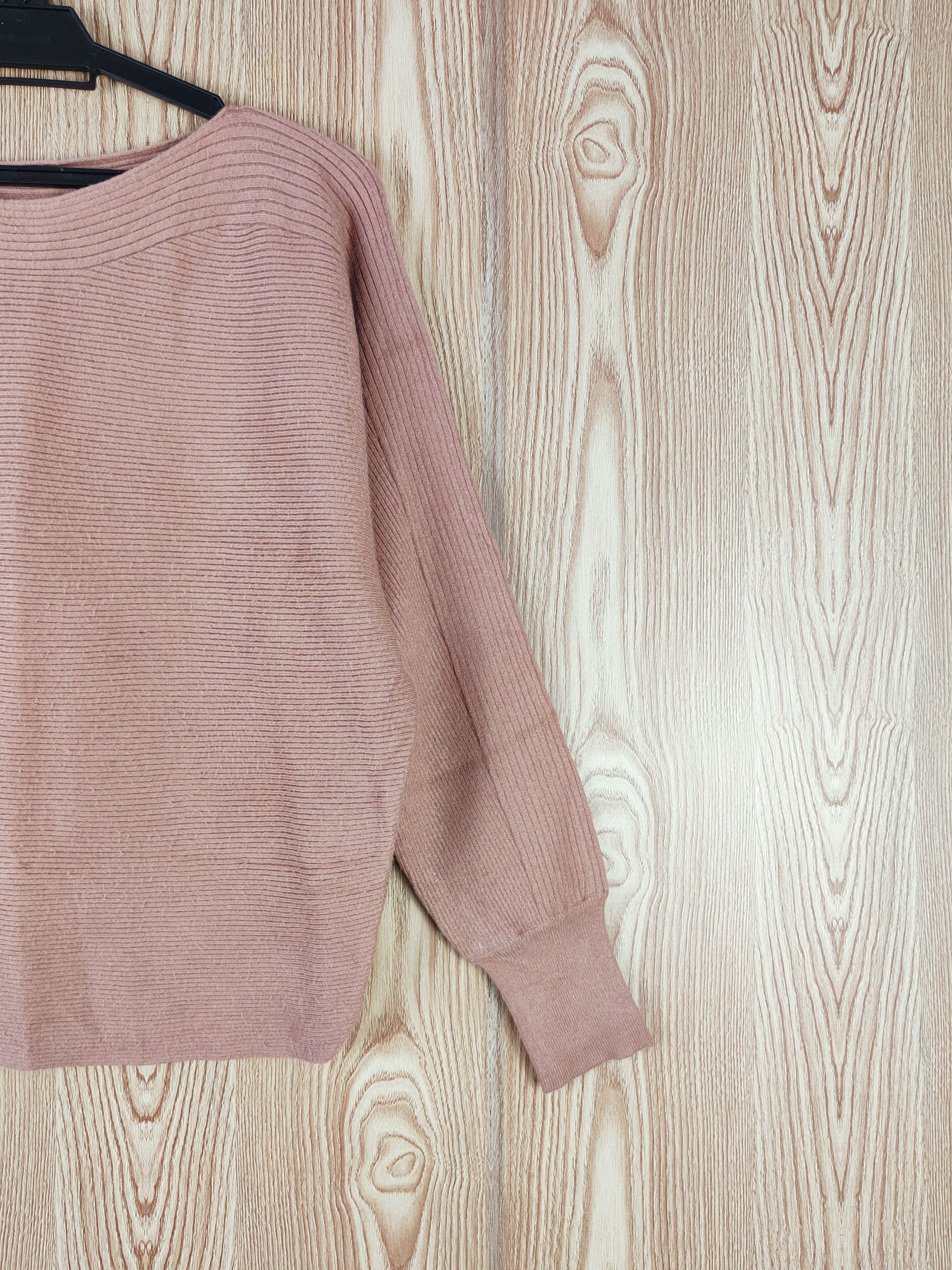 Homespun Knitwear × Japanese Brand × Vintage Cecil McBee Peach Knitwear Sweatshirts #W872 Size M / US 6-8 / IT 42-44 - 6 Thumbnail