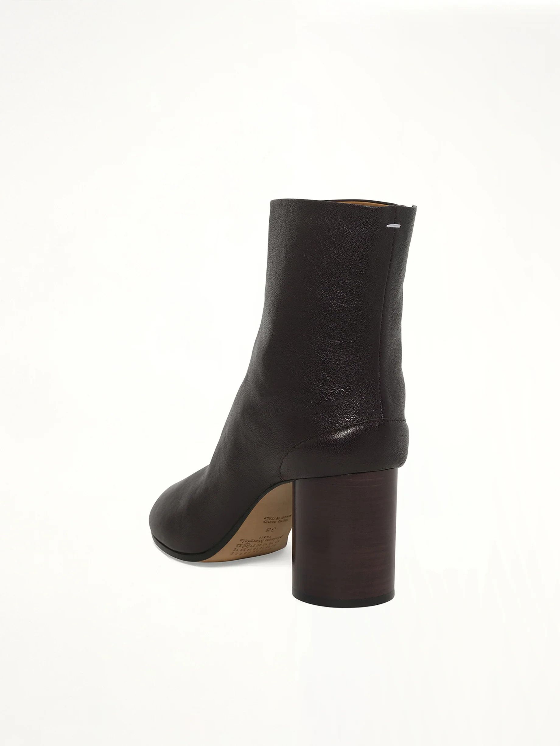 Maison Margiela o1w1db11225 Tabi Ankle Boots in Plum Size US 7 / IT 37 - 3 Thumbnail