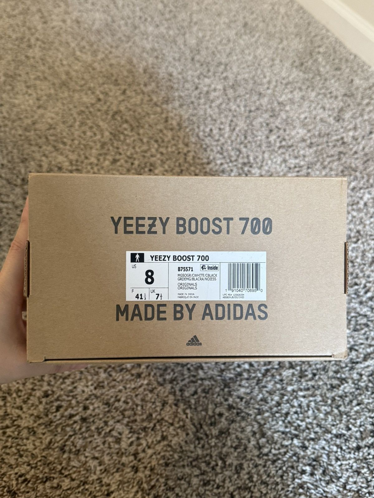 Adidas × Yeezy Yeezy Boost 700 ‘Wave Runner’ 2017 Size US 8 / EU 41 - 7 Thumbnail