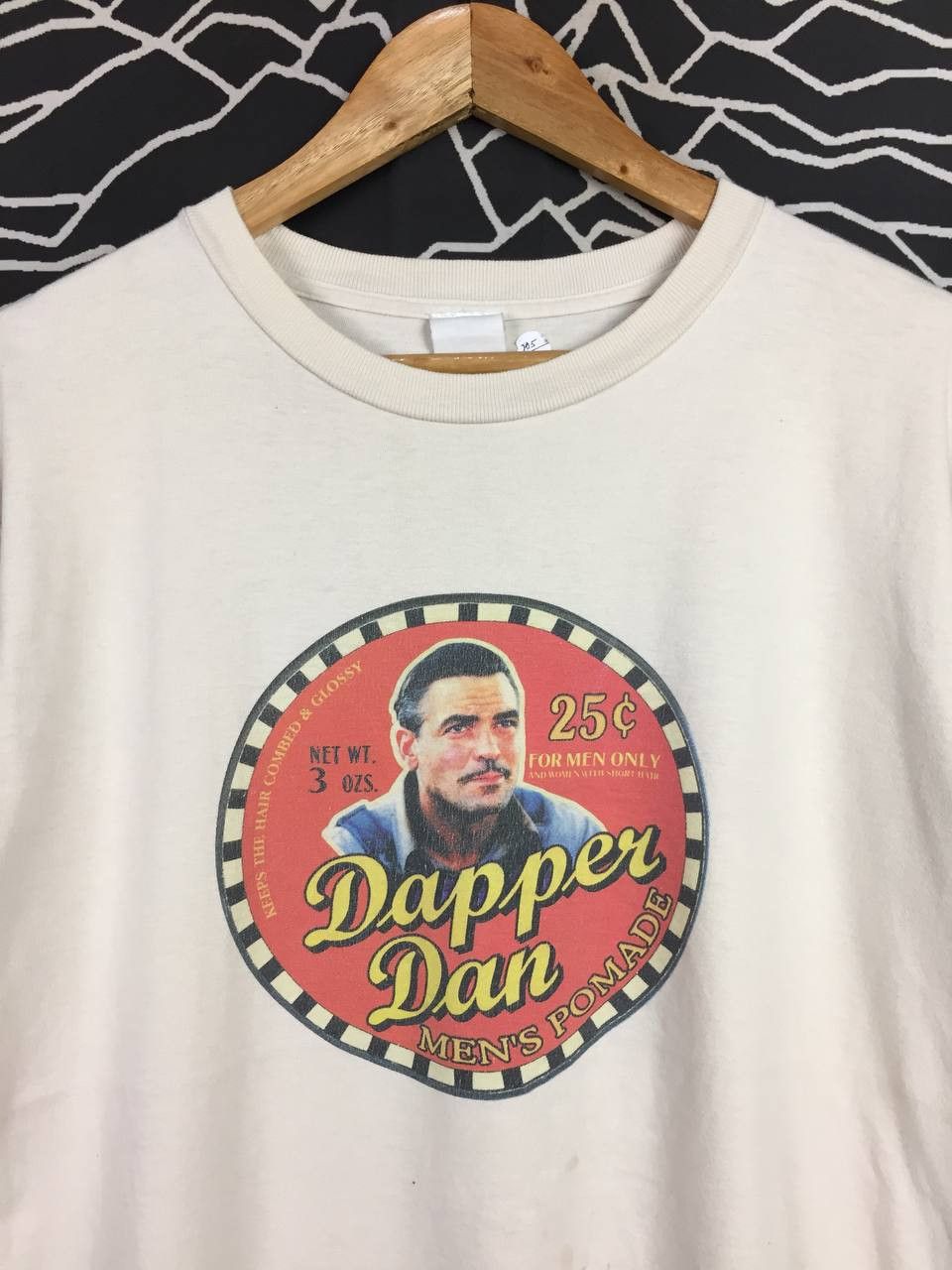 Vintage Vtg Dapper Dan Men's Pomade Pop Culture Promo Tee Size US M / EU 48-50 / 2 - 3 Thumbnail