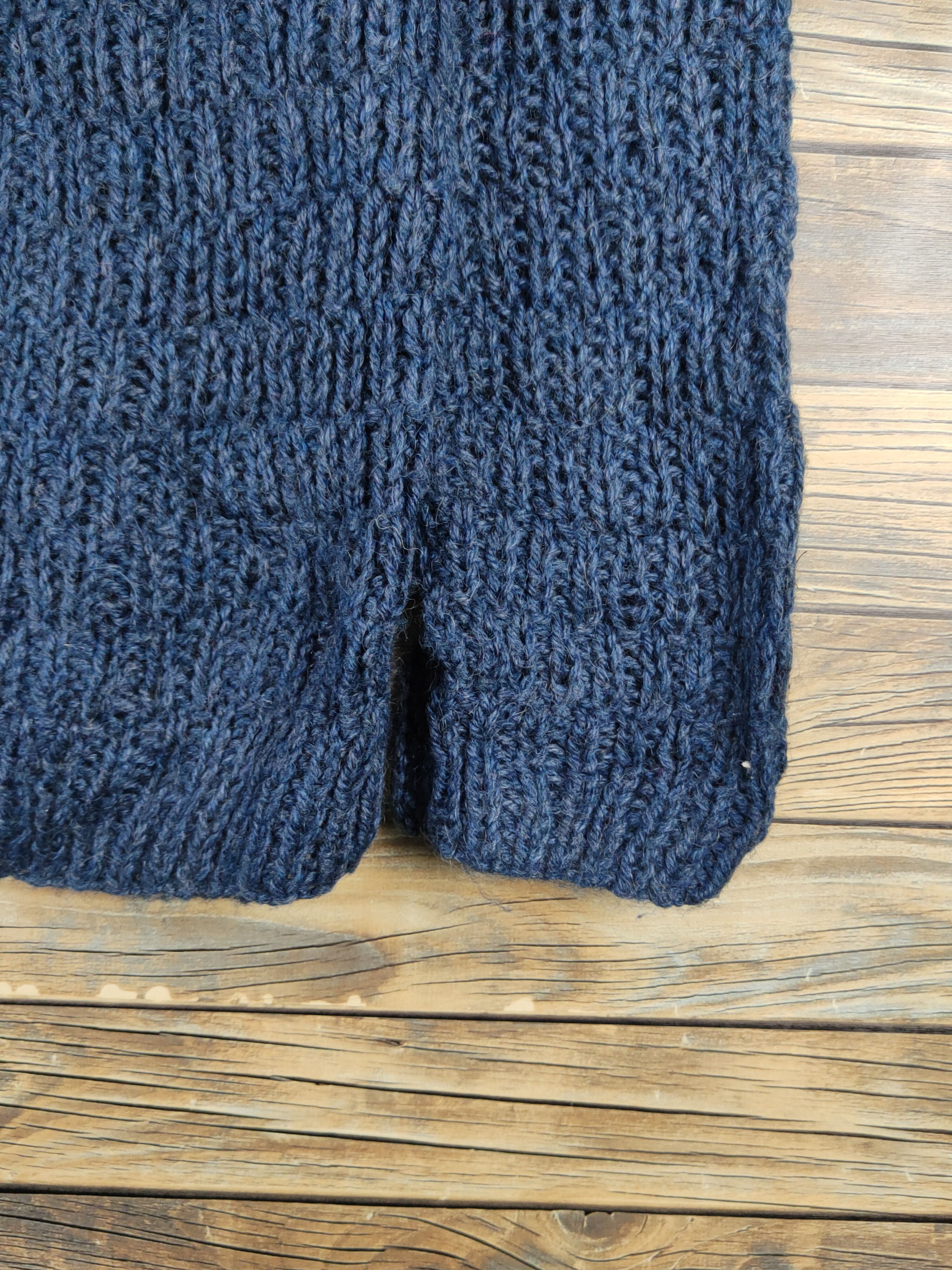Japanese Brand × Vintage Japanese Brand Navy Knitwear Sweaters #W1253 Size US L / EU 52-54 / 3 - 6 Thumbnail