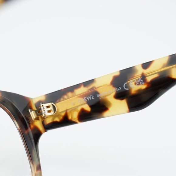 Loewe LW50091F 056 Eyeglasses Brown Havana 51mm Square Frame