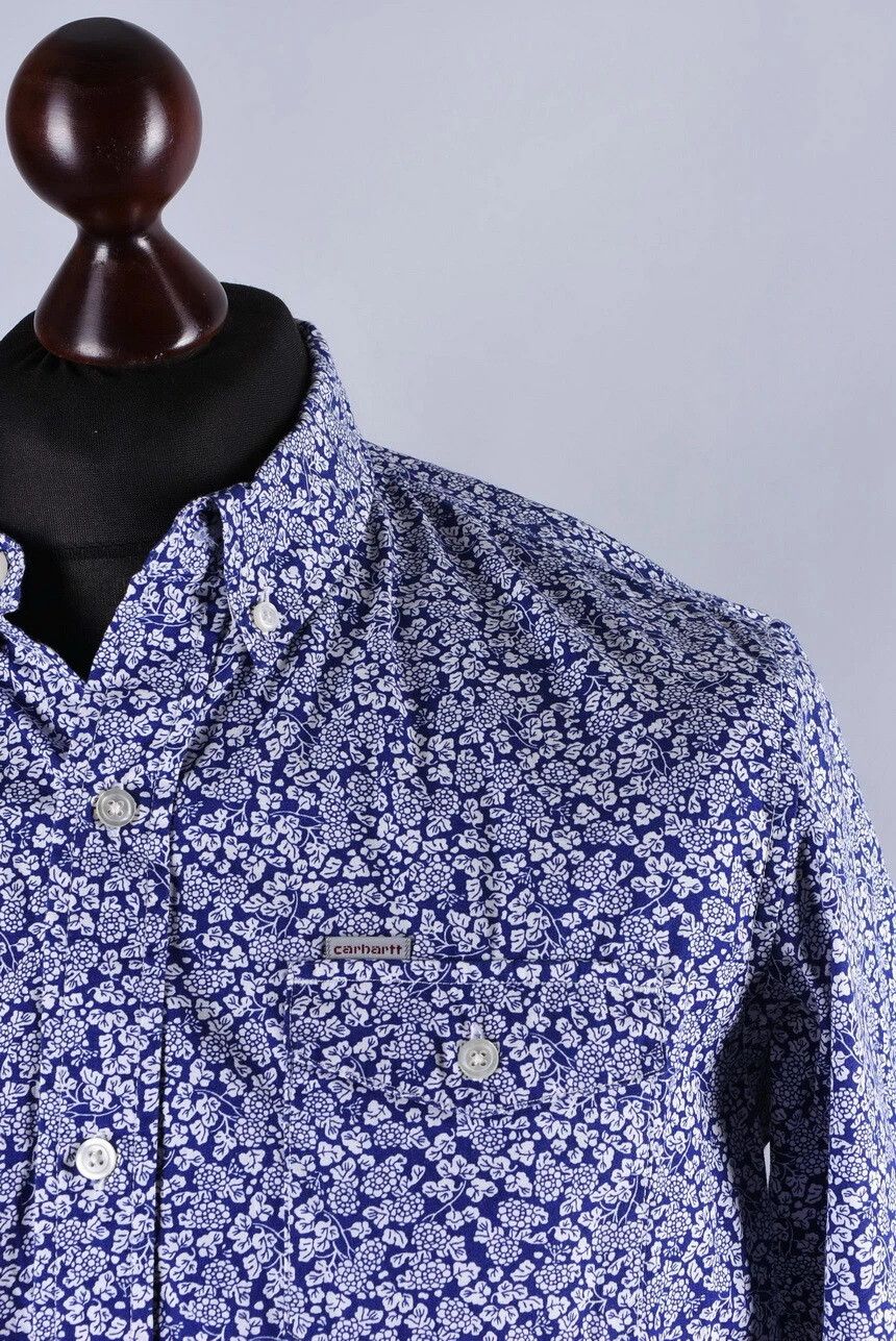Carhartt Carhartt WIP Langley Floral Long Sleeve Button Down Shirt Size US M / EU 48-50 / 2 - 2 Thumbnail