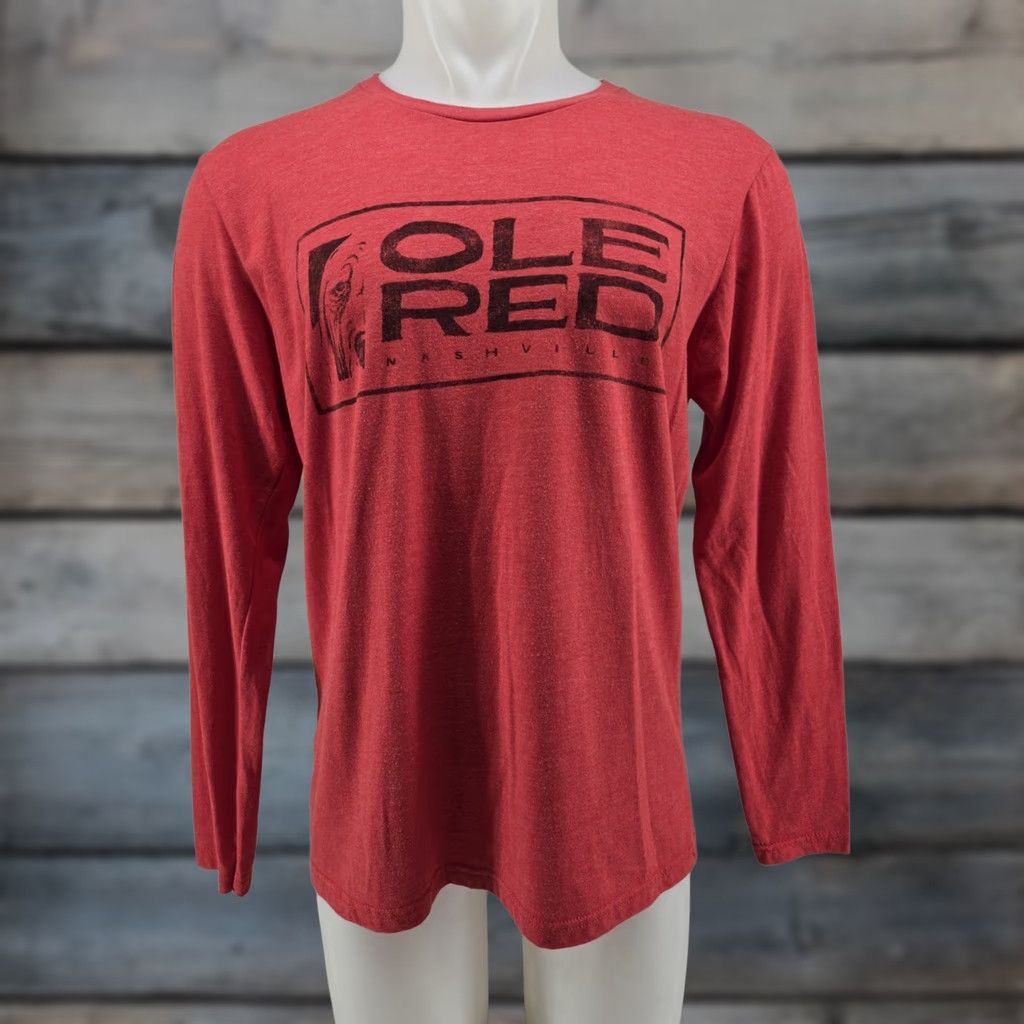 Vintage Ole Red Nashville Graphic T Shirt Mens Large Light Red Country Music Tee Size US L / EU 52-54 / 3 - 1 Thumbnail