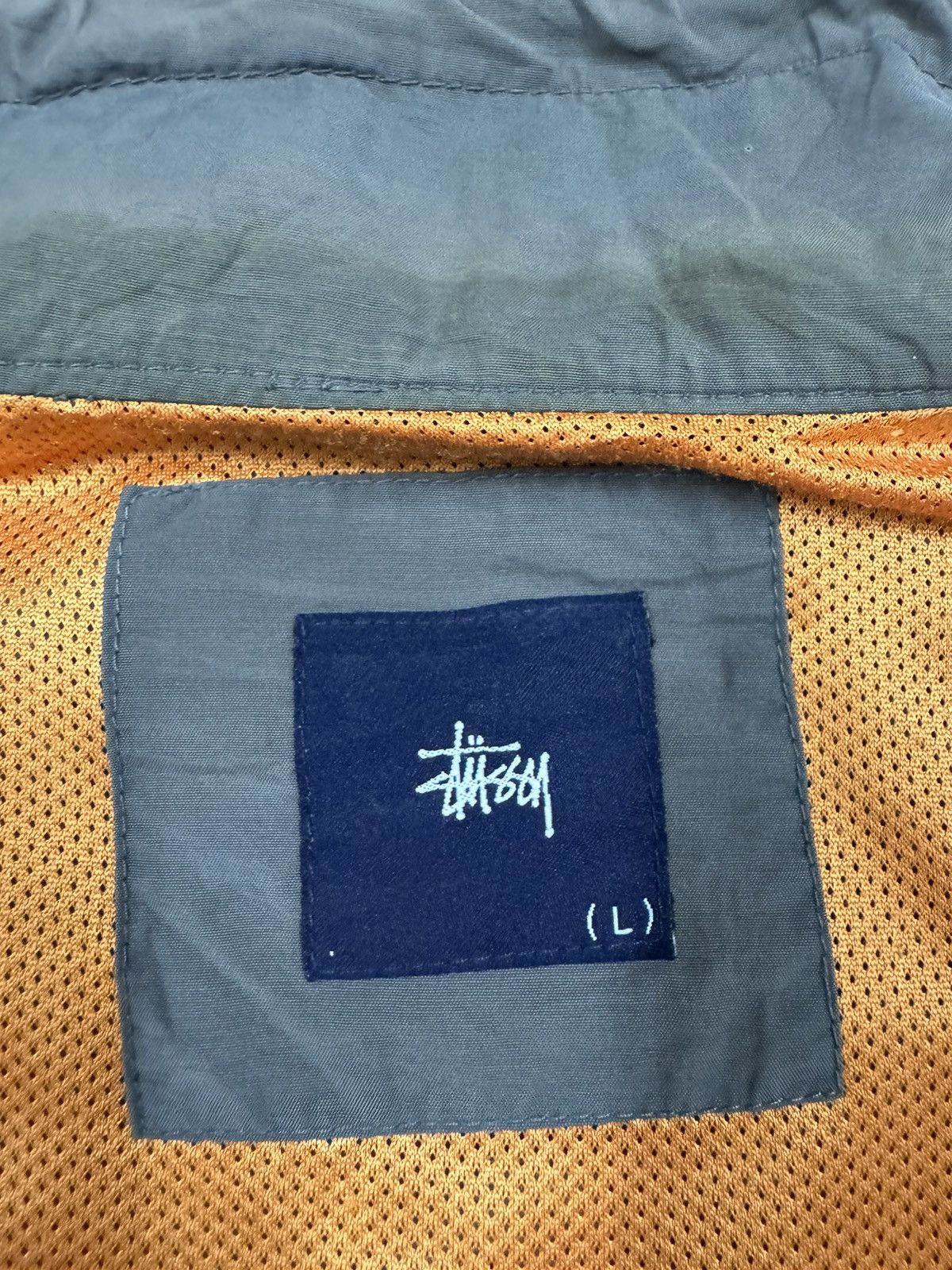 Stussy × Vintage Vtg🔥90’s Stussy USA Sunfaded Windbreaker Jacket Size US L / EU 52-54 / 3 - 19 Thumbnail