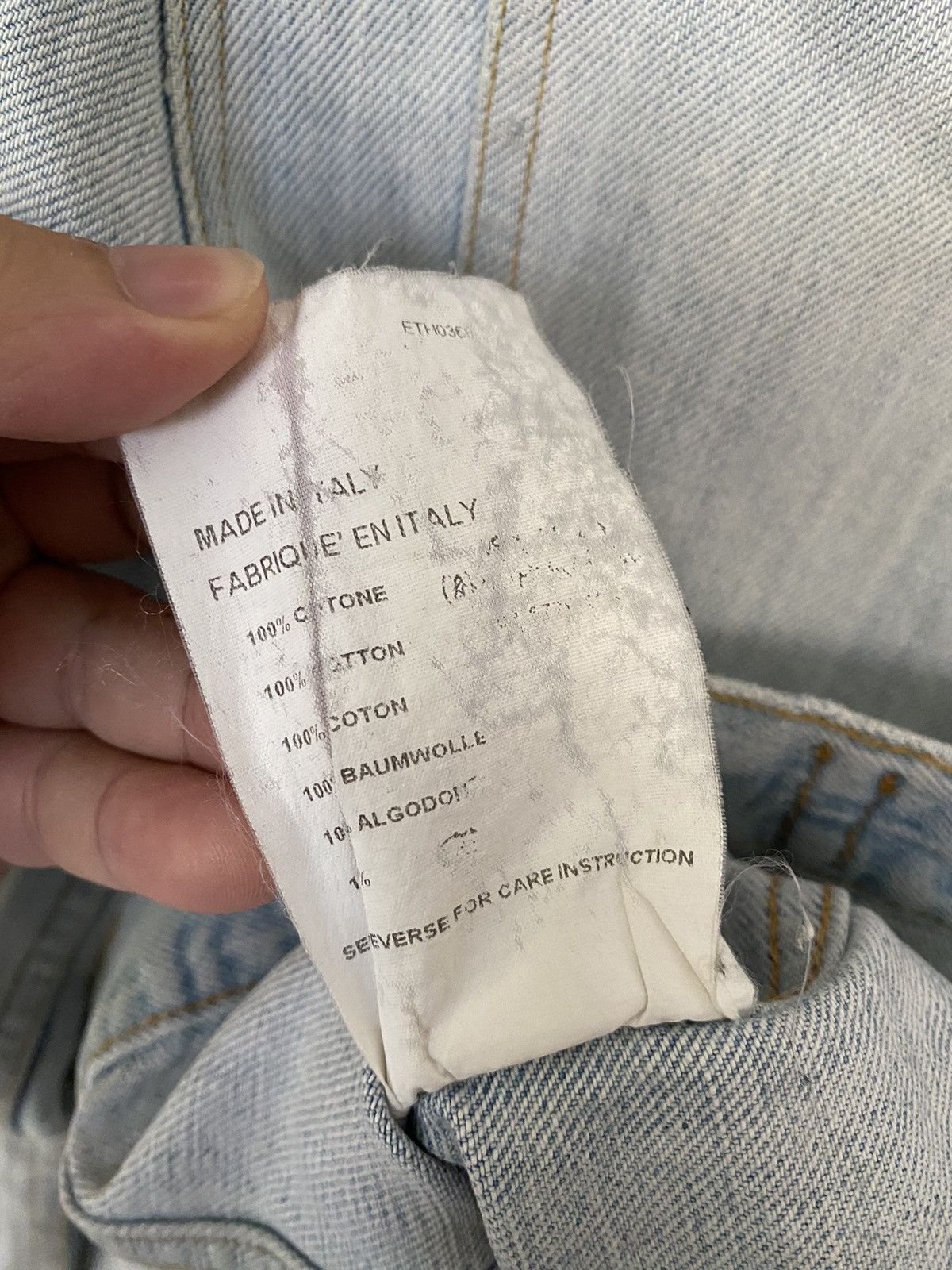 Helmut Lang Vtg Helmut Lang Distressed and faded denim Size US S / EU 44-46 / 1 - 19 Thumbnail