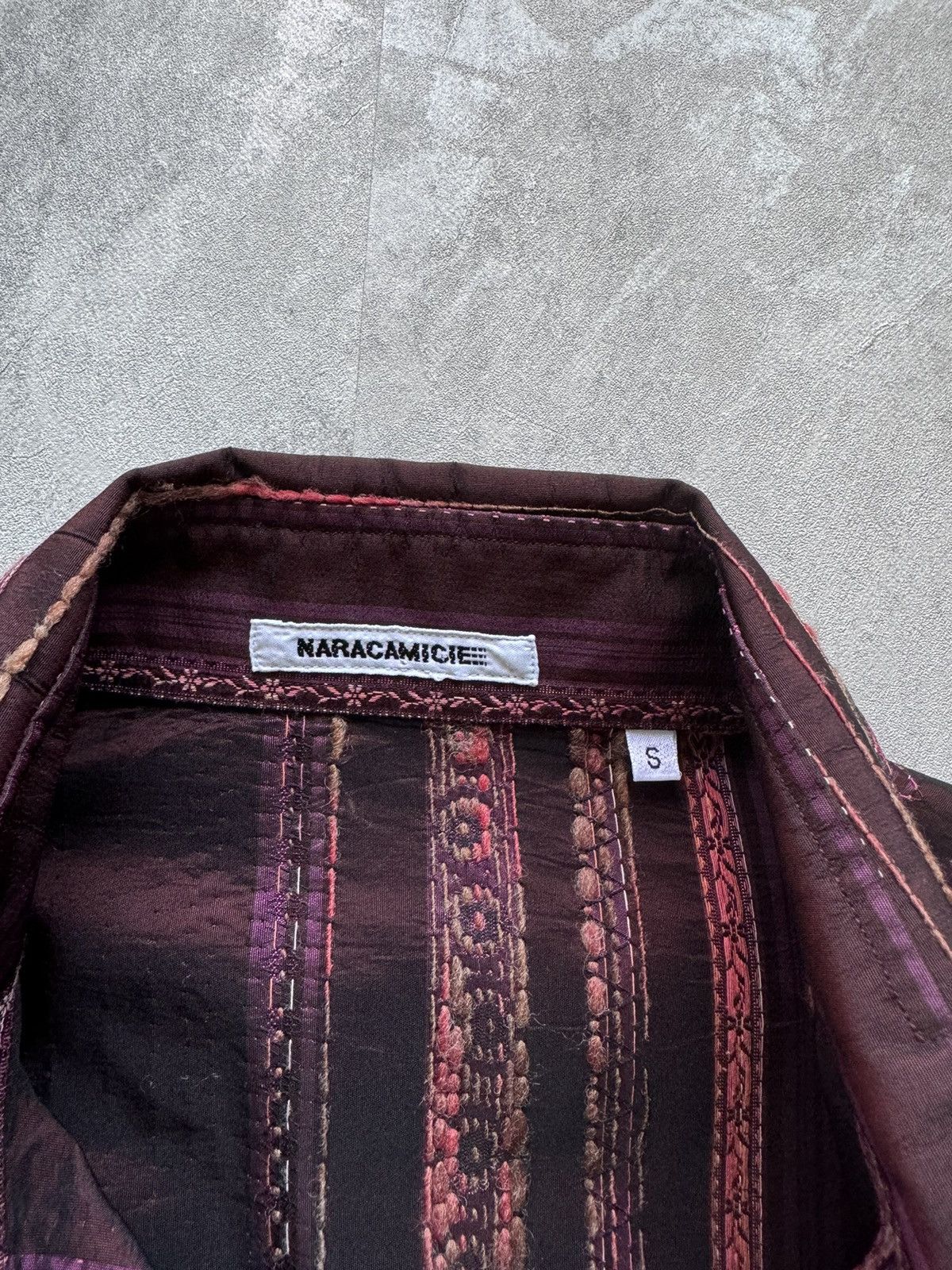 Japanese Brand NARACAMICIE vintage Shirt Long Sleeve Womens Size Small Size S / US 4 / IT 40 - 4 Thumbnail