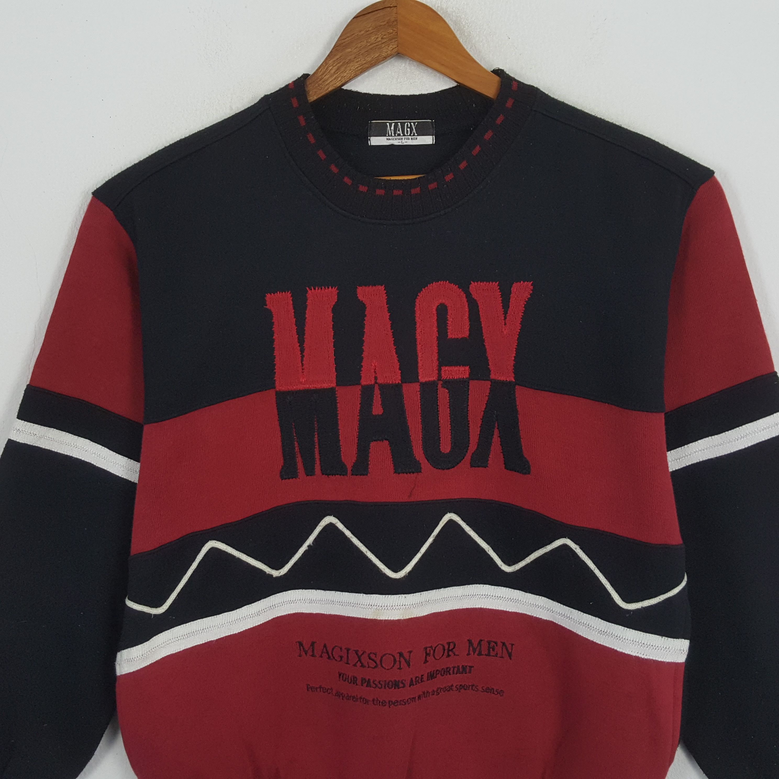 Other Vintage MAGIXSON FOR MEN Streetwear Sportswear Sweatshirts Size US M / EU 48-50 / 2 - 2 Thumbnail