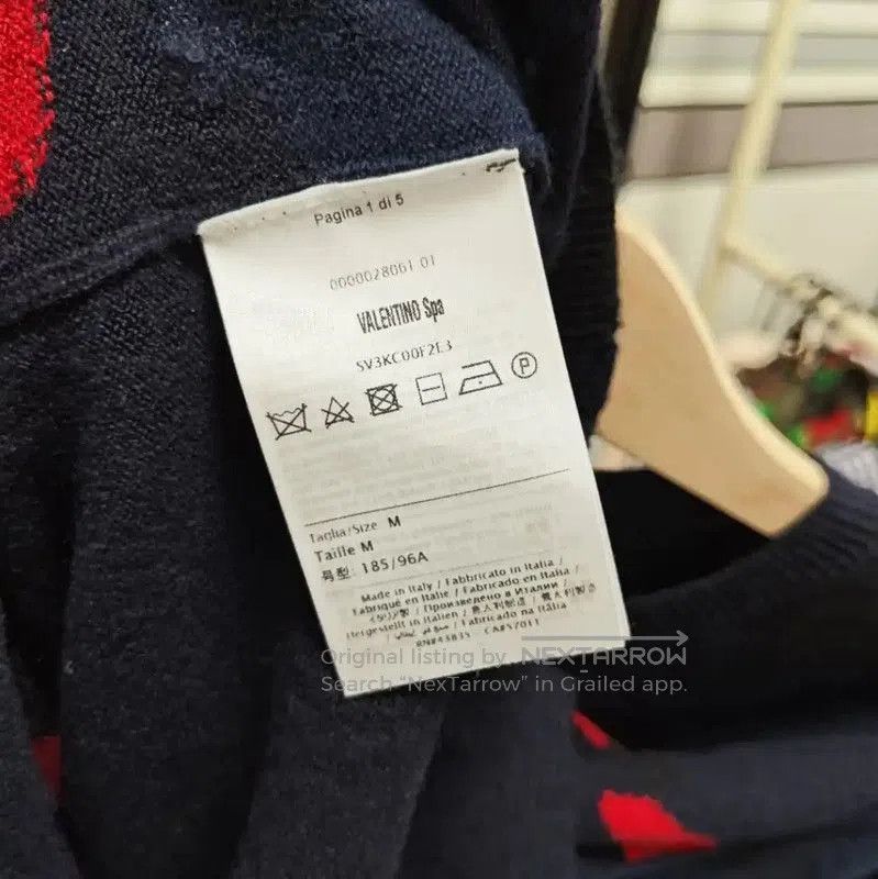Other Valentino Red Wool Sweater for Women . Size M / US 6-8 / IT 42-44 - 4 Thumbnail