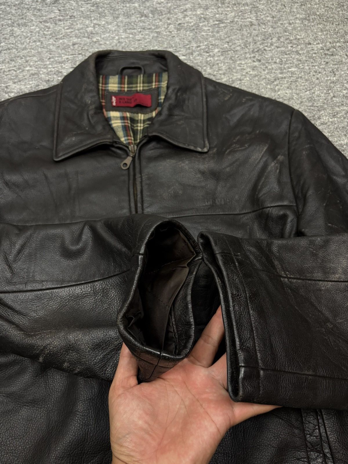 Levi's Vintage Levis Cow Leather Jacket size XL Size US XL / EU 56 / 4 - 6 Thumbnail