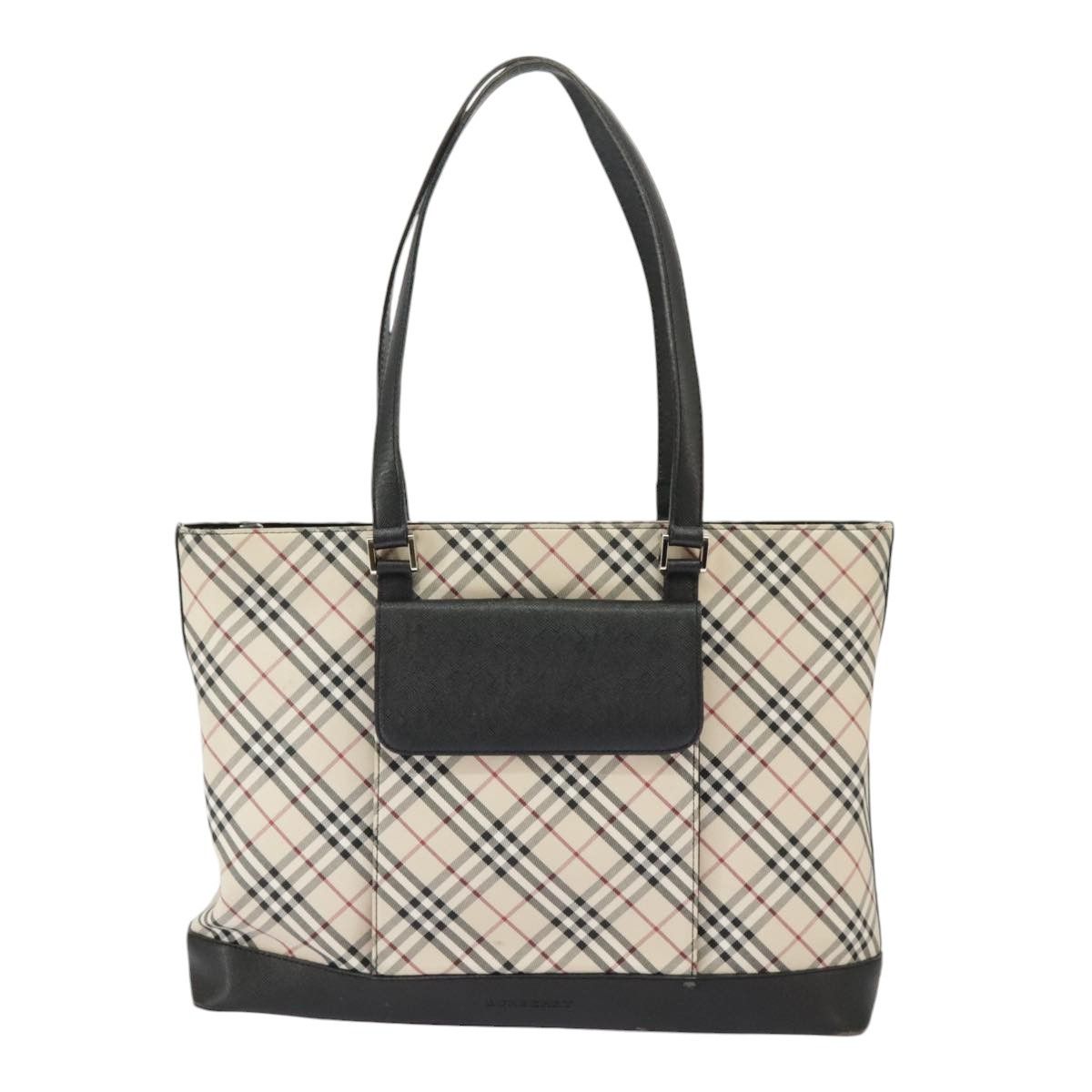 Burberry Nova Check Beige Canvas Tote Bag (Pre-Owned) Size ONE SIZE - 1 Thumbnail