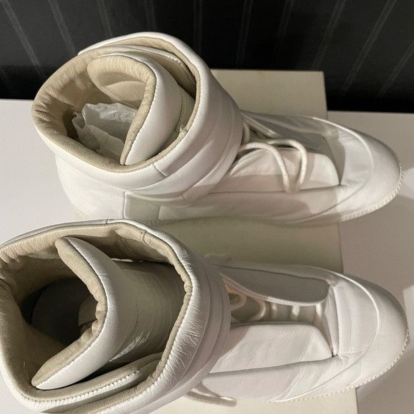 Maison Margiela Maison Margiela Future White 9 42 High Tops Leather Size US 9 / EU 42 - 5 Thumbnail