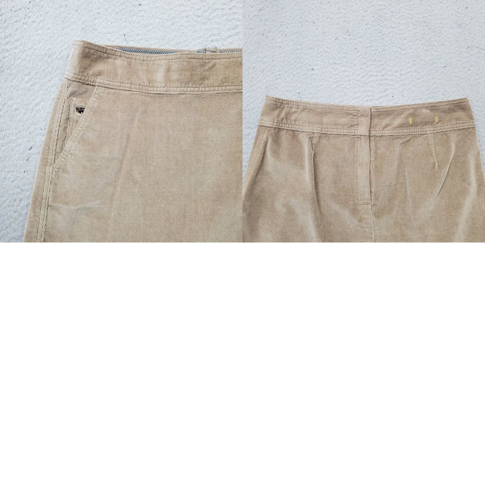 Banana Republic Banana Republic Skirt Womens 8 Corduroy Brown Stretch Pockets Pleated Back Mini Short Casual Vintage: No Size 30" / US 8 / IT 44 - 8 Thumbnail