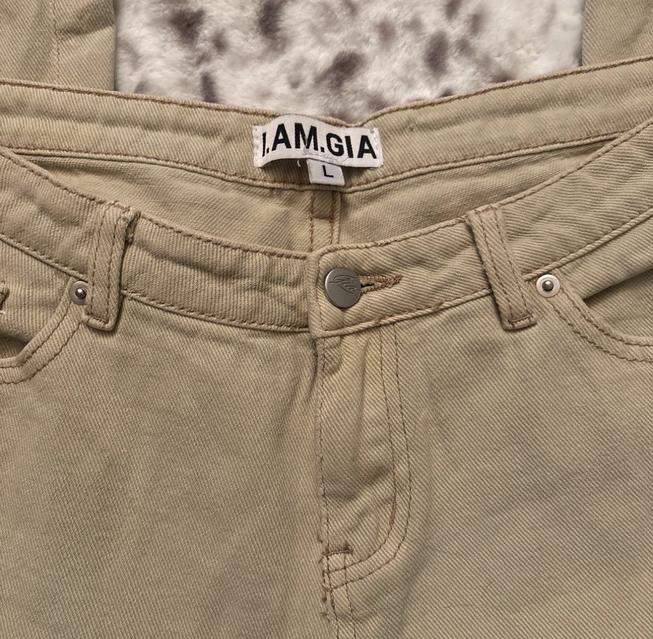 I.AM.GIA IAMGIA Tan Jean Size 30" / US 8 / IT 44 - 2 Thumbnail