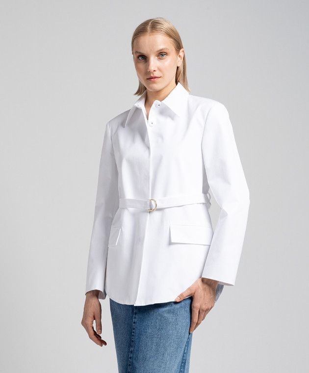 Valentino o1y0226 Jacket in White Size S / US 4 / IT 40 - 2 Thumbnail