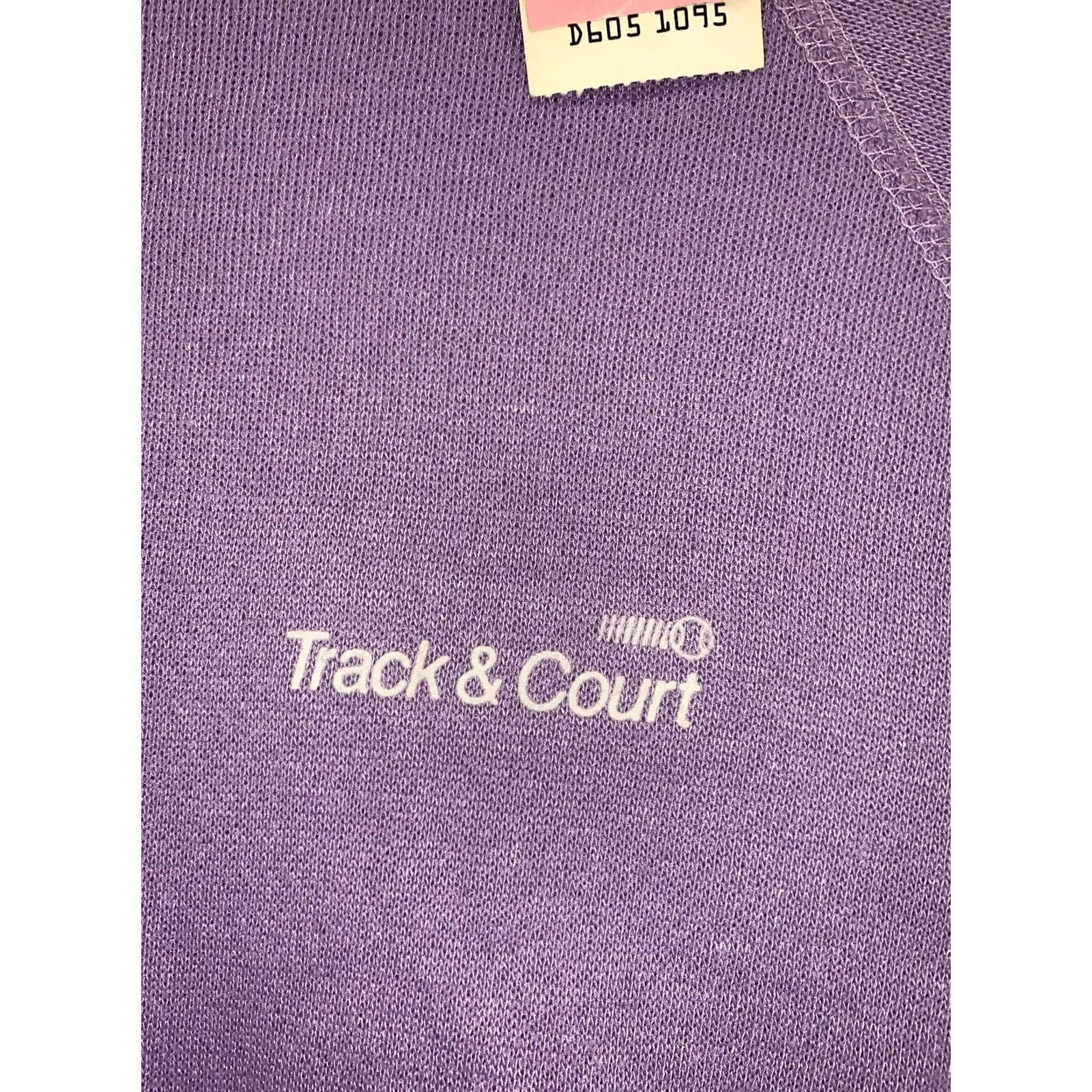 Vintage VINTAGE Track & Court Purple Sweatshirt Womens Size S NWT 1990s ج Size S / US 4 / IT 40 - 3 Thumbnail
