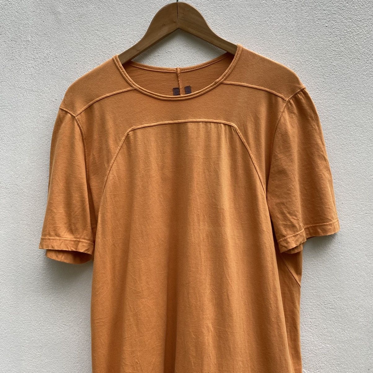 Rick Owens Drkshdw Rick Owens drkshdw mustard tee Size US M / EU 48-50 / 2 - 3 Thumbnail