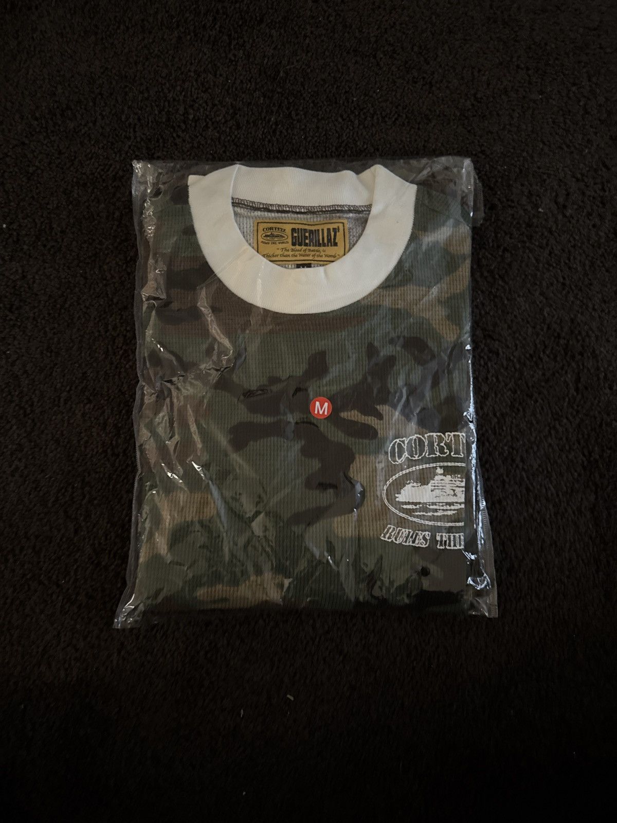 Corteiz CORTEIZ Guerillaz Army Camo Long Sleeve Tee Deadstock 