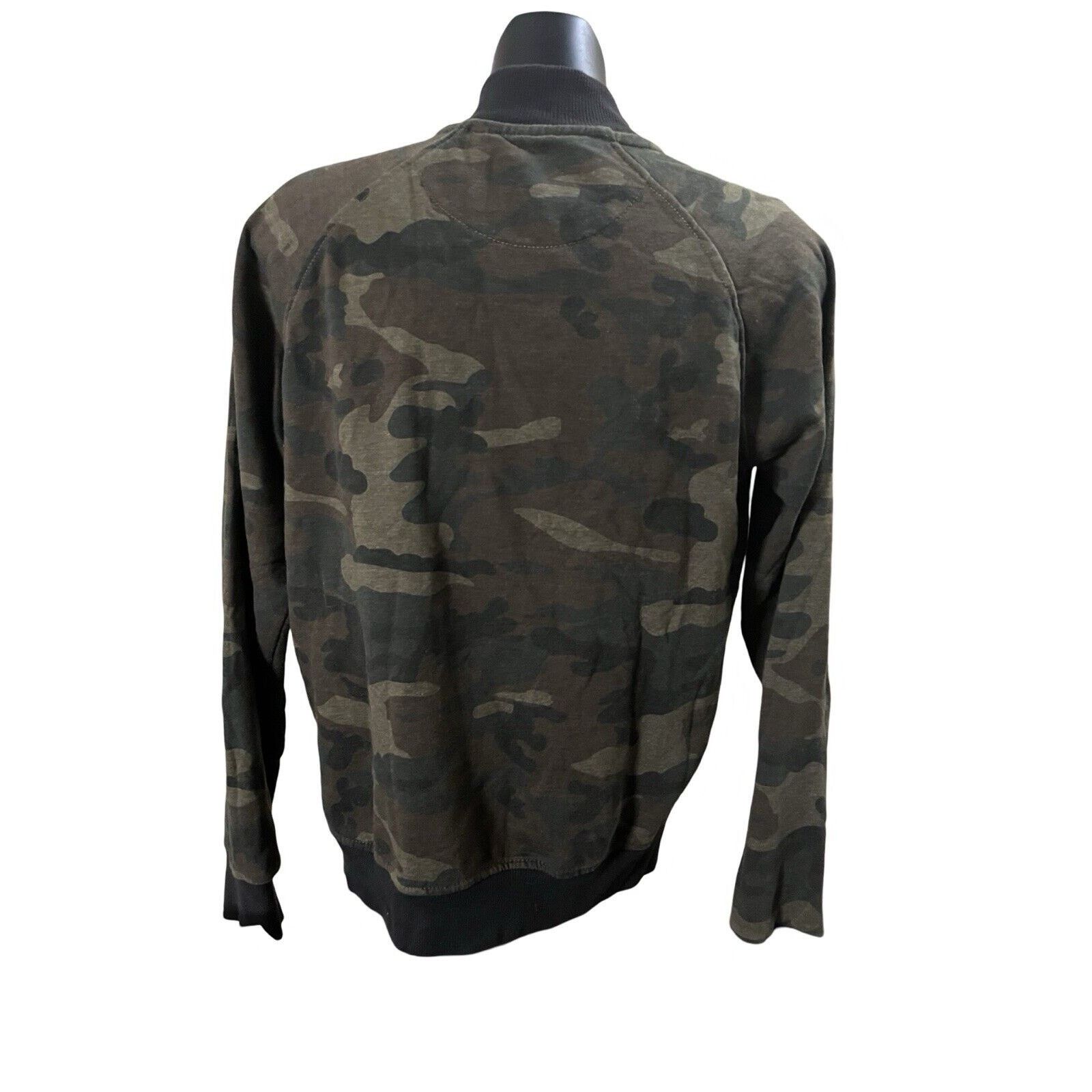 Carbon Carbon Camo Bomber Jacket - Small, Fleece-Lined, Button-Up Size US S / EU 44-46 / 1 - 5 Thumbnail