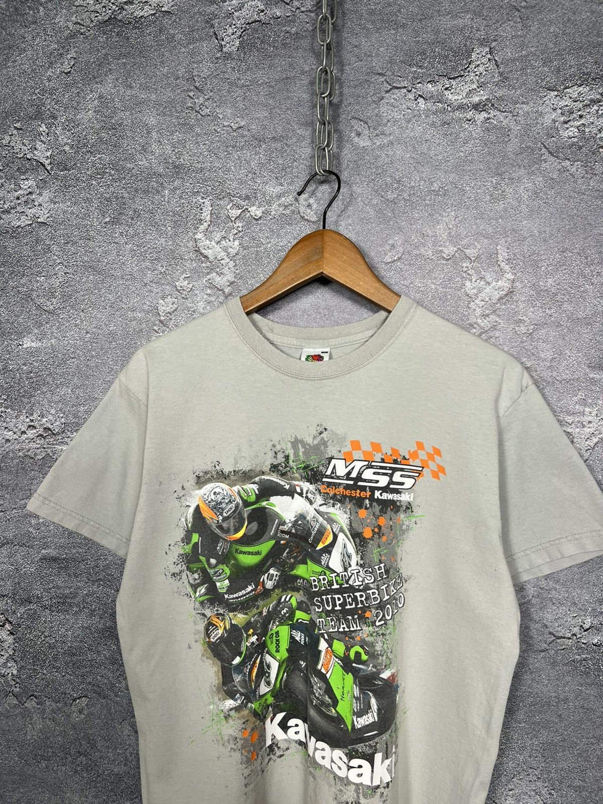 Vintage Vintage 2010 Kawasaki British Superbike Team T-shirt Tee Size US M / EU 48-50 / 2 - 3 Thumbnail