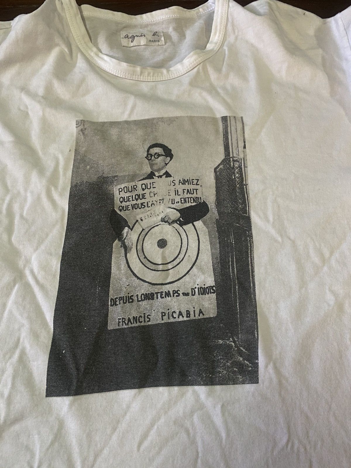 A.P.C. × agnes b. FIRE 🔥 VINTAGE AGNES.B PICABIA adagp paris 1998 Size US L / EU 52-54 / 3 - 2 Thumbnail