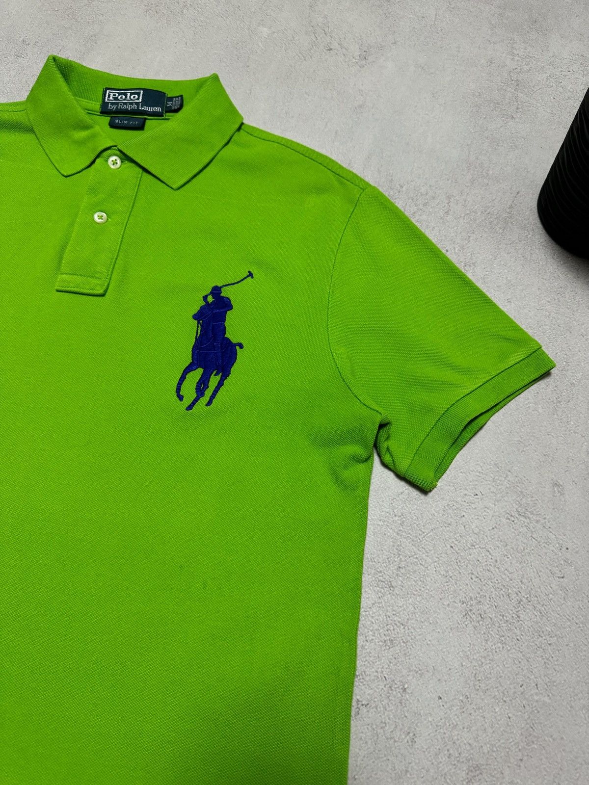 Vintage Vintage Polo Ralph Lauren Polo T Shirt Big Pony #3 Toxic 90s Size US M / EU 48-50 / 2 - 3 Thumbnail