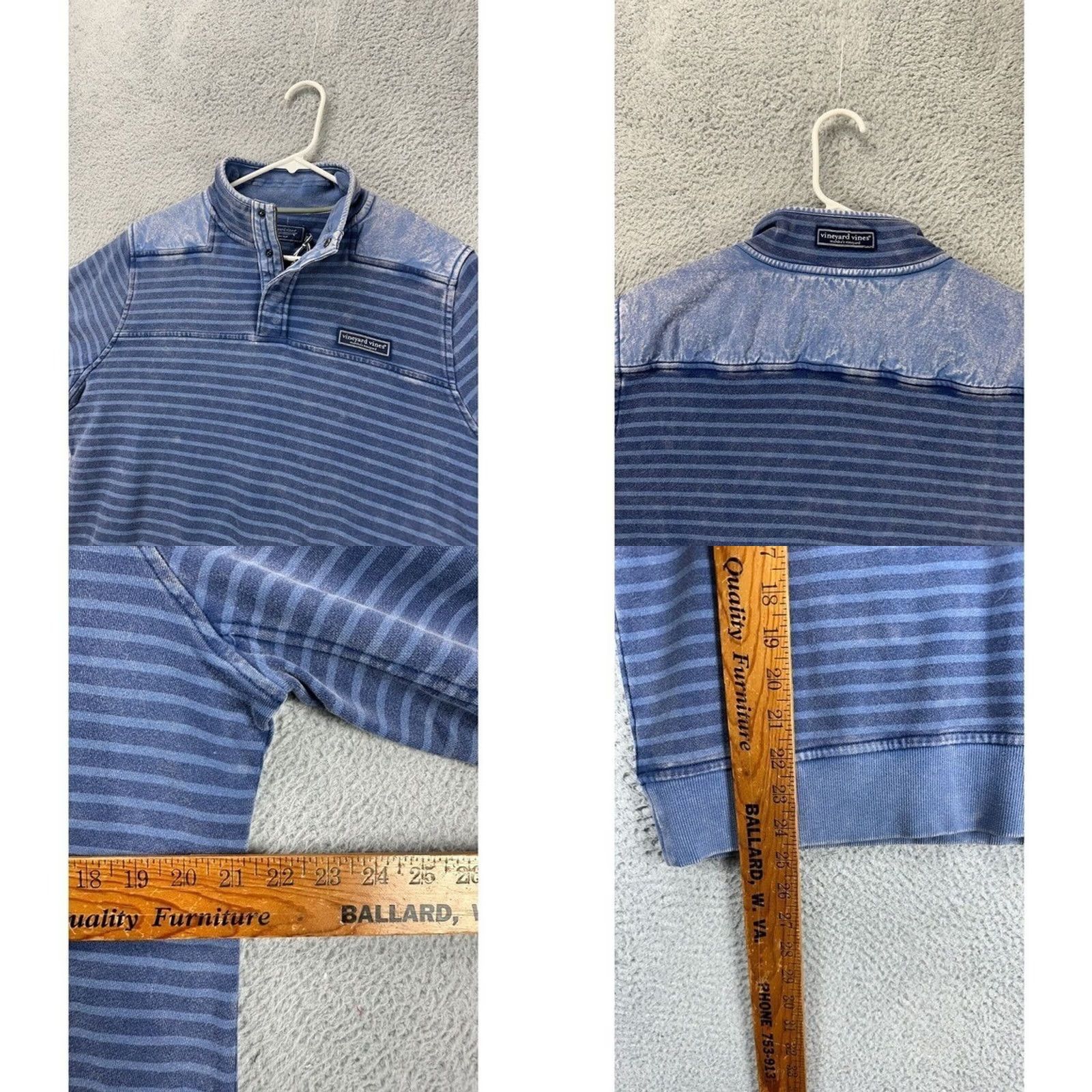 Vineyard Vines Vineyard Vines Sweatshirt Mens Small Blue Pullover Logo Solid Breathable Zip Vintage? (No) Size US S / EU 44-46 / 1 - 8 Thumbnail