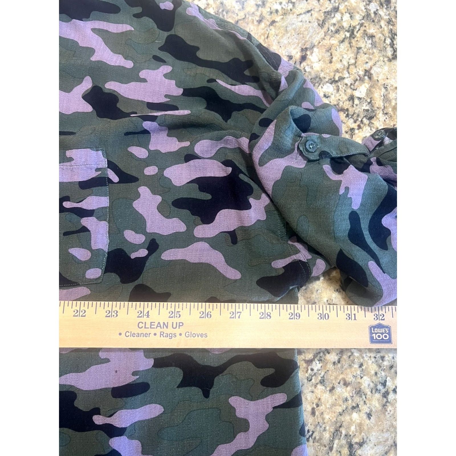 Torrid Torrid 4X Blouse Drop Shoulder Button-Front Top Camo Print Multicolor 4XL Women着 Size XXL / US 16-18 / IT 52-54 - 6 Thumbnail