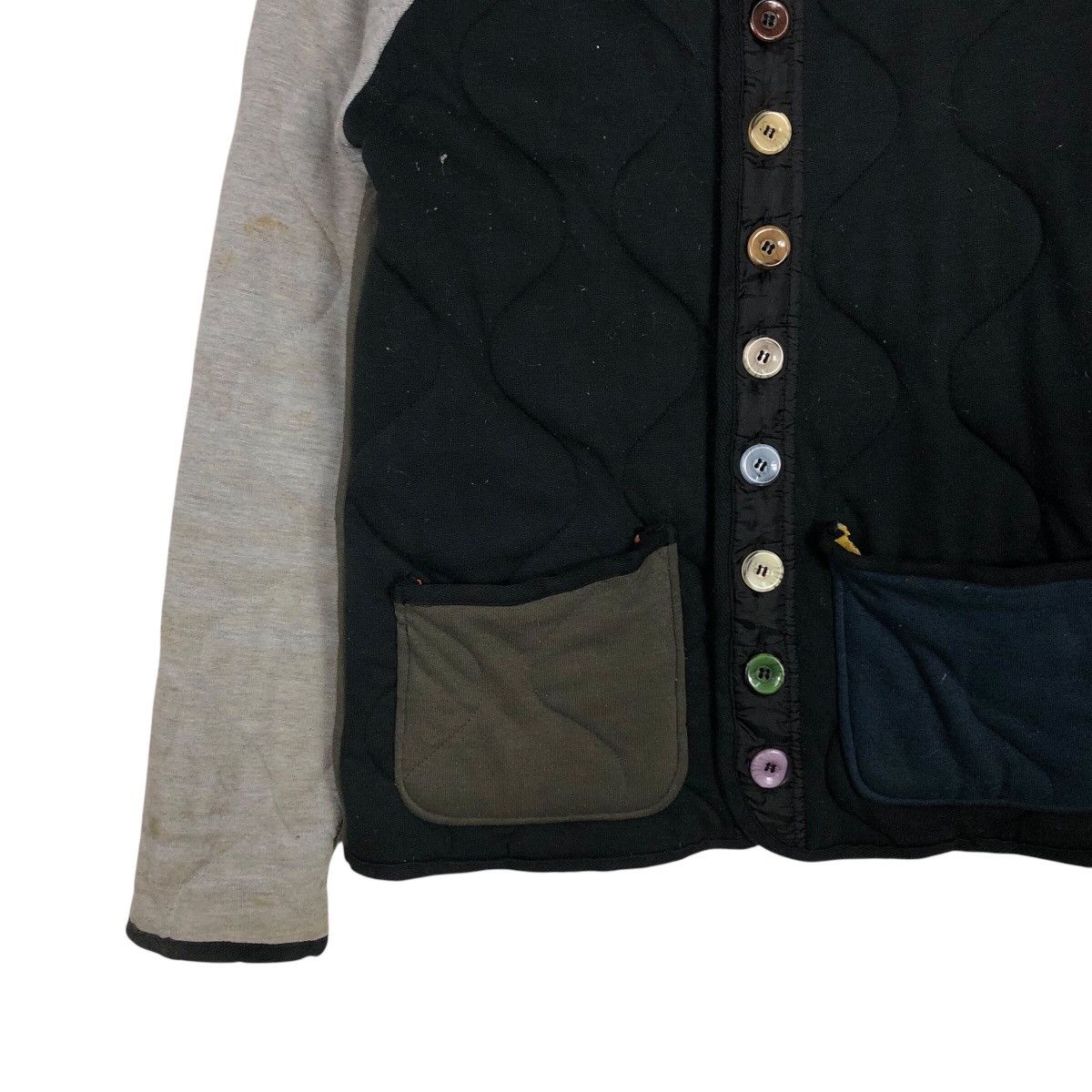 Japanese Brand 📌Vintage Button Quilted Jacket Grand One Japan Style Size US S / EU 44-46 / 1 - 5 Thumbnail