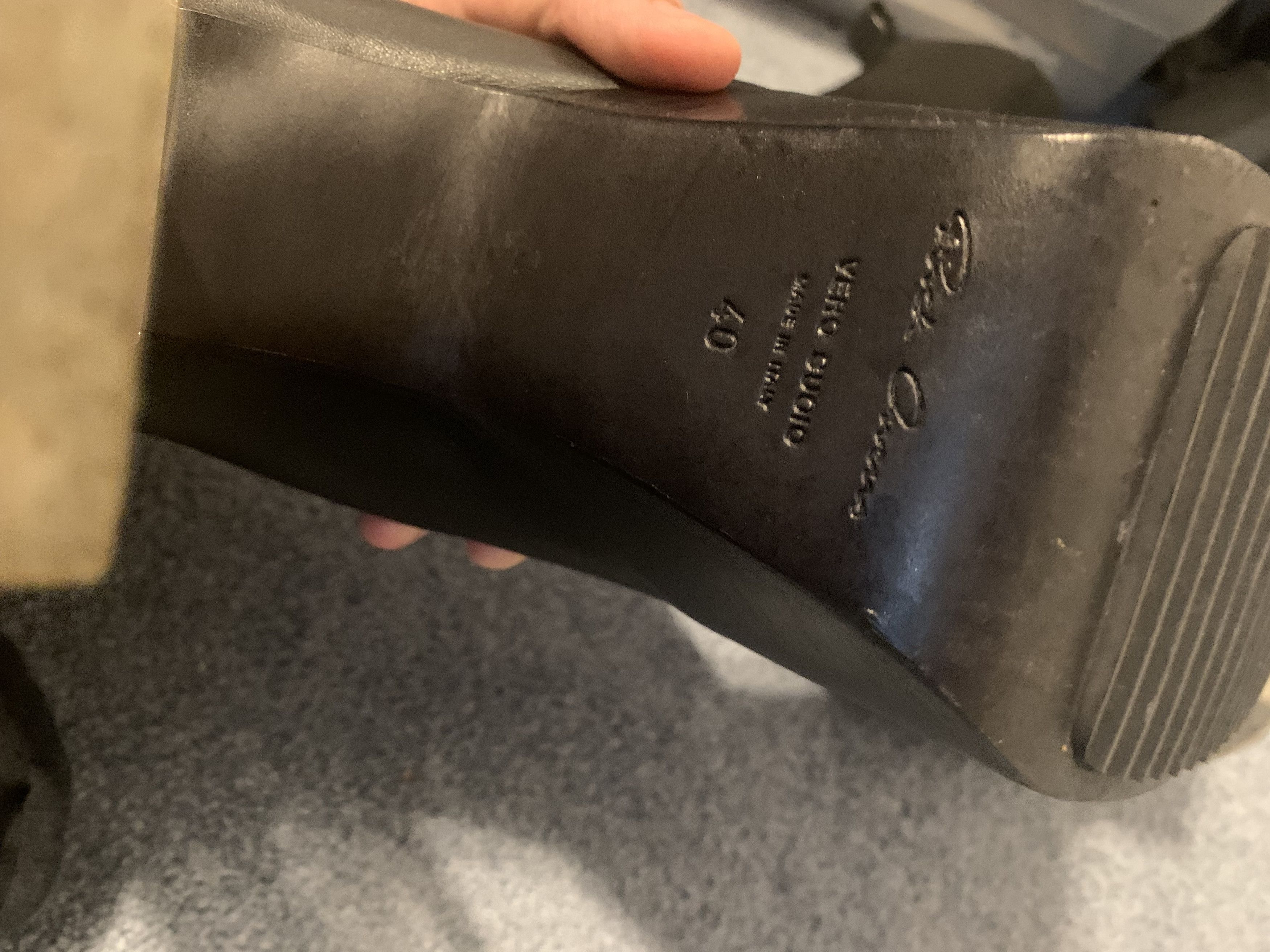 Rick Owens Rick Owens SS21 Phlegathon Silver Beveled Kiss Boots Size US 7 / EU 40 - 6 Thumbnail