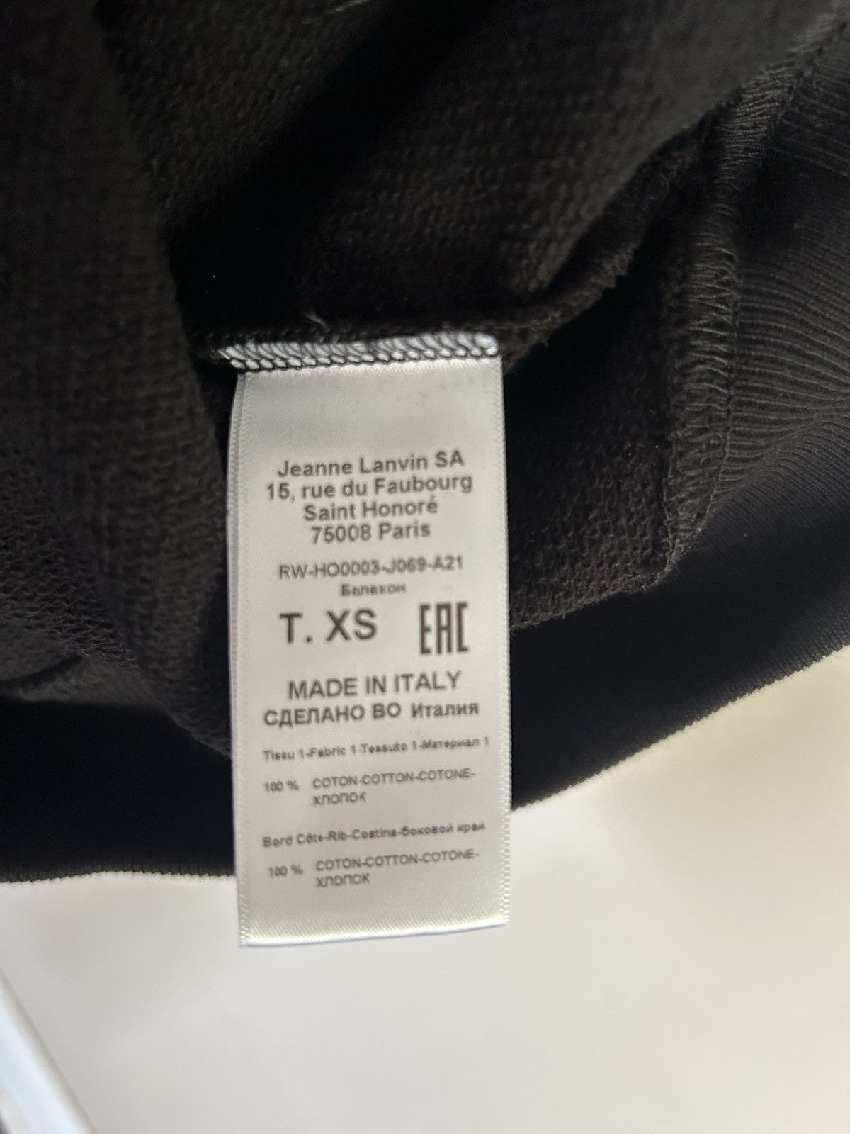 Lanvin Lanvin Mother and Child Hoodie XS Women’s Size XS / US 0-2 / IT 36-38 - 4 Thumbnail
