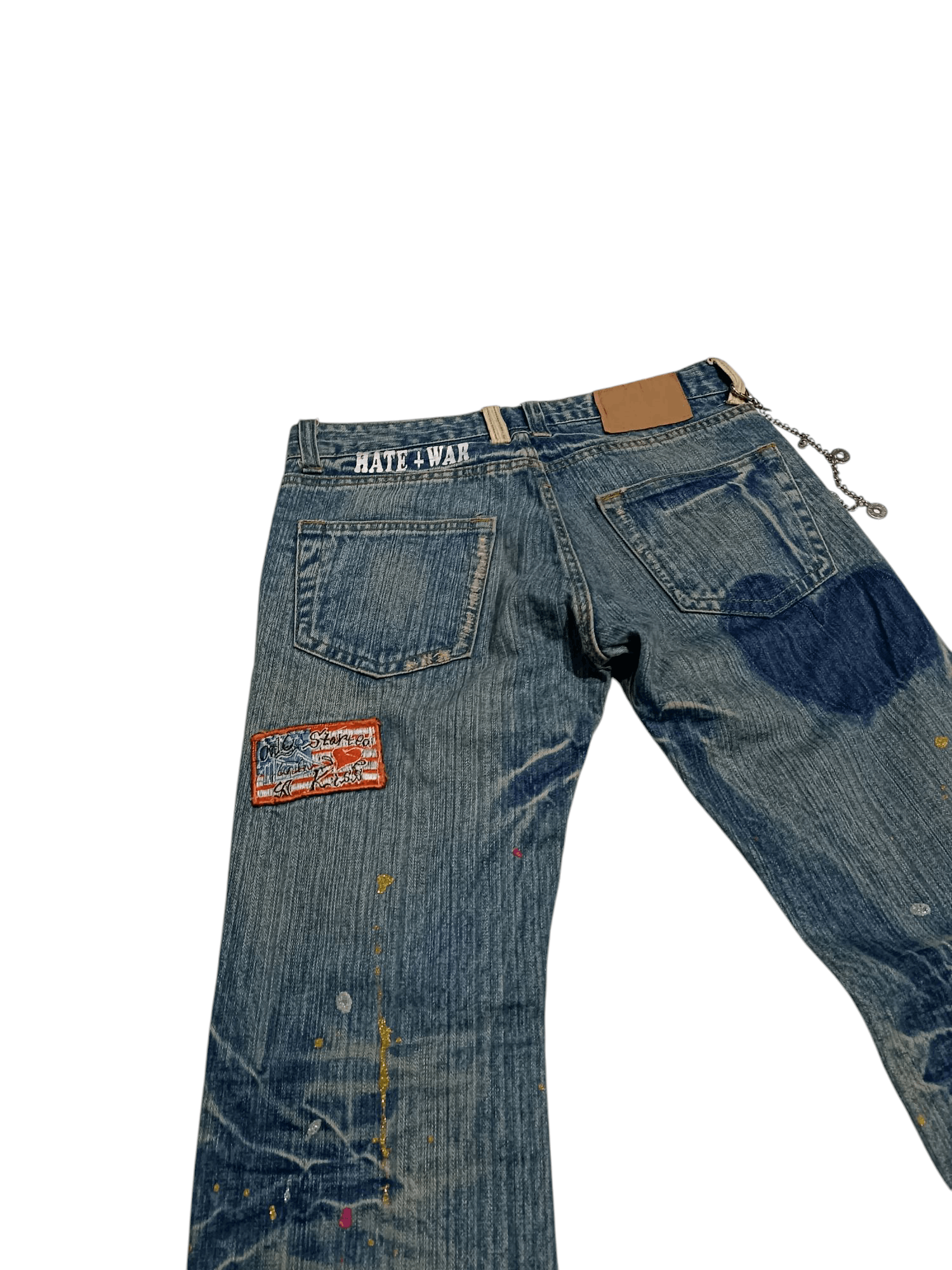 Japanese Brand × Vintage Vintage Ripped Jeans Size US 30 / EU 46 - 3 Thumbnail