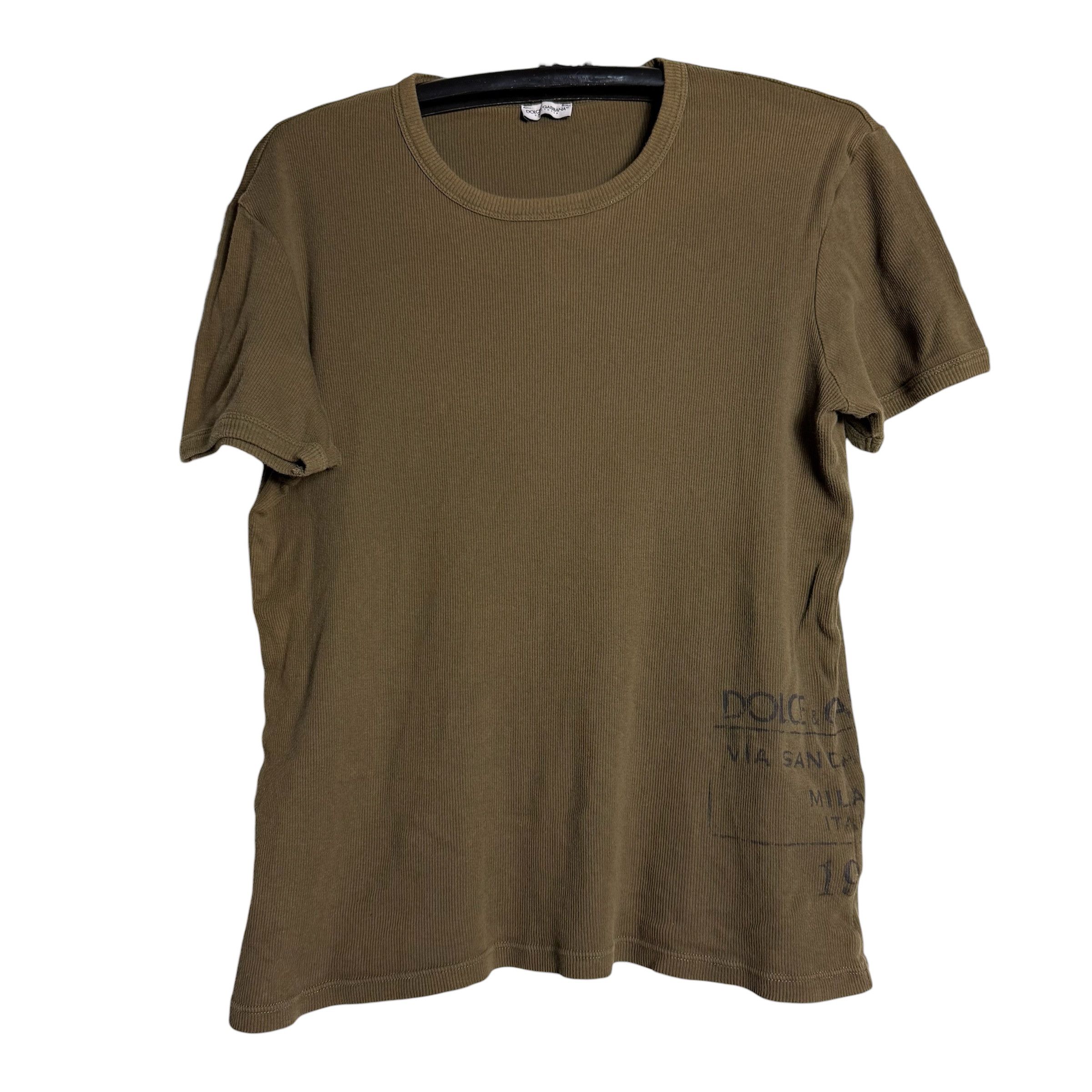 Dolce & Gabbana 🔥RARE🔥Vintage Dolce & Gabbana Underwear Ribbed T-shirt Size US M / EU 48-50 / 2 - 1 Thumbnail