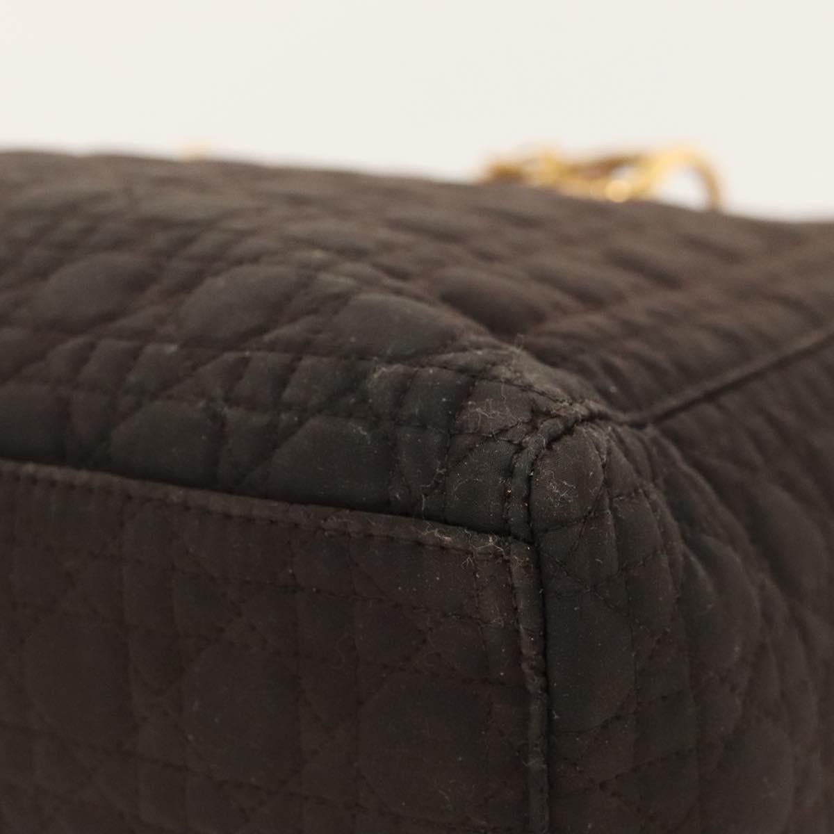 Dior DIOR Canage Hand Bag Nylon Brown Gold Size ONE SIZE - 14 Thumbnail