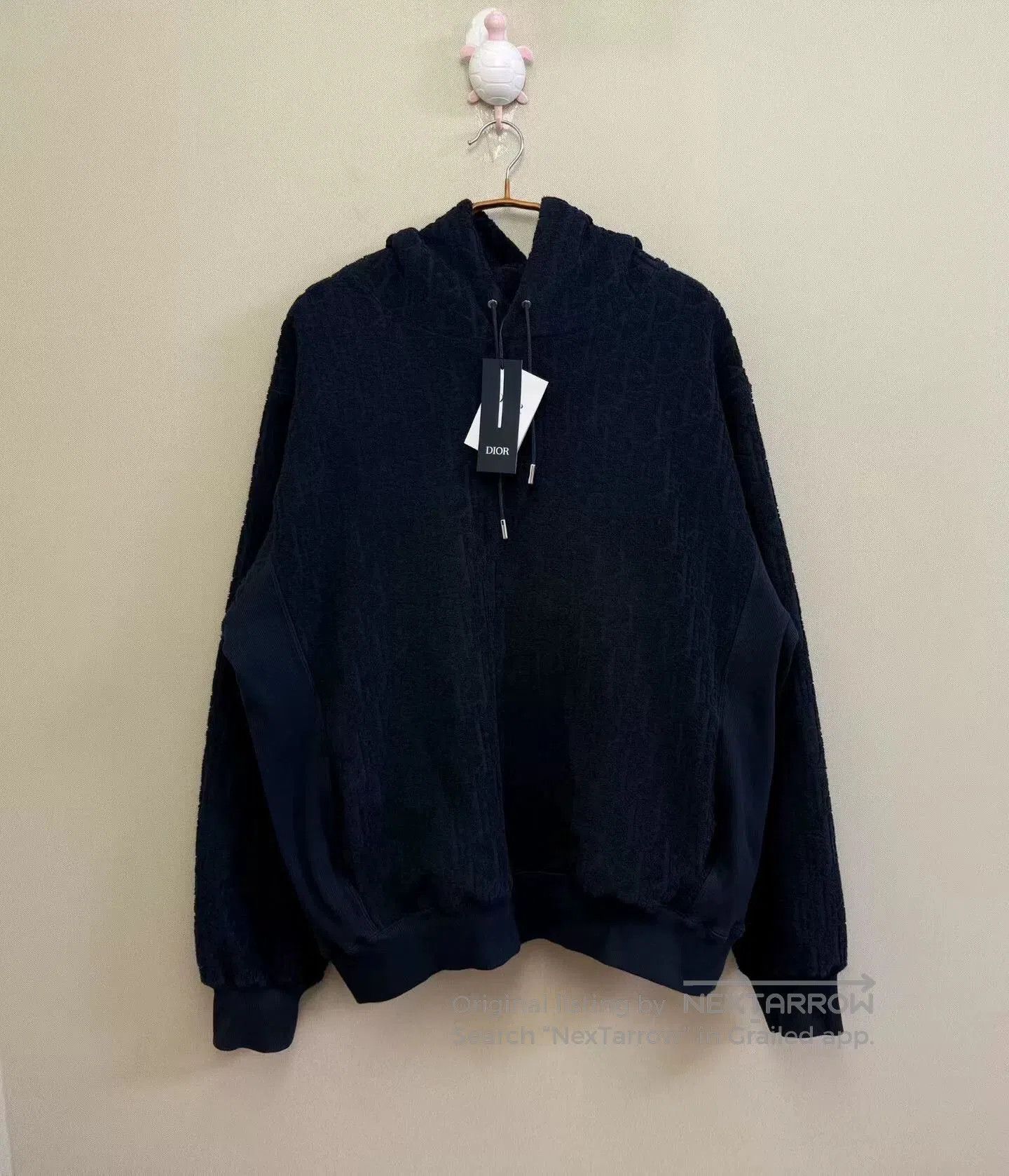 Dior dior navy blue logo hoodie sweatshirt. Size US XL / EU 56 / 4 - 1 Thumbnail