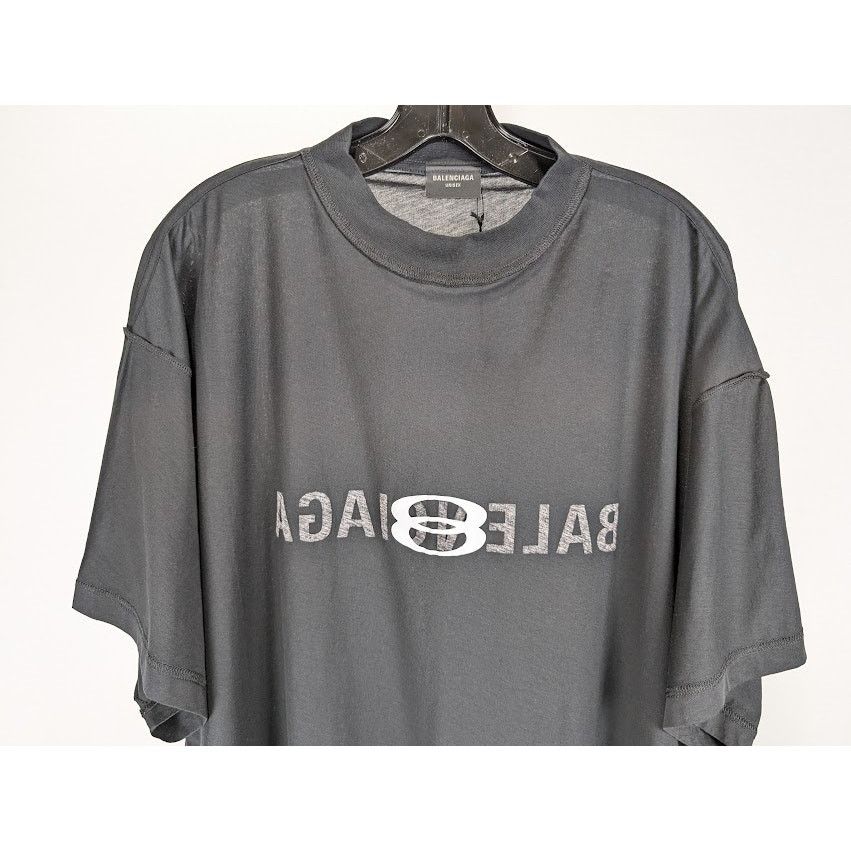 Balenciaga o1rshd1 Inside Out T-Shirt in Black/White Size US M / EU 48-50 / 2 - 3 Thumbnail