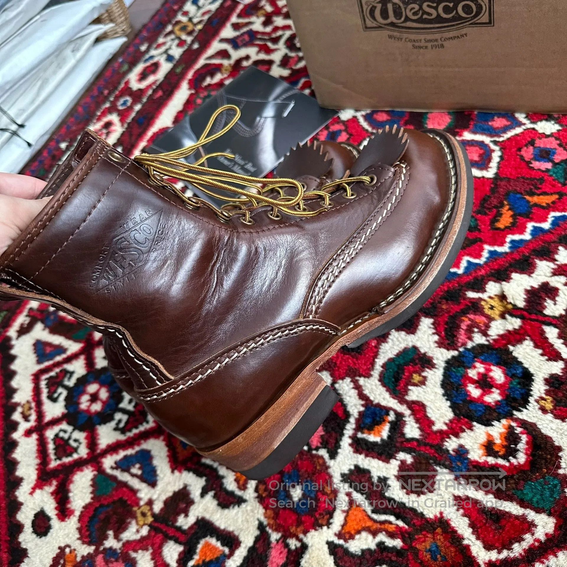 WESCO wesco jobmaster boots size 7.5E. Size US 7.5 / EU 40-41 - 3 Thumbnail