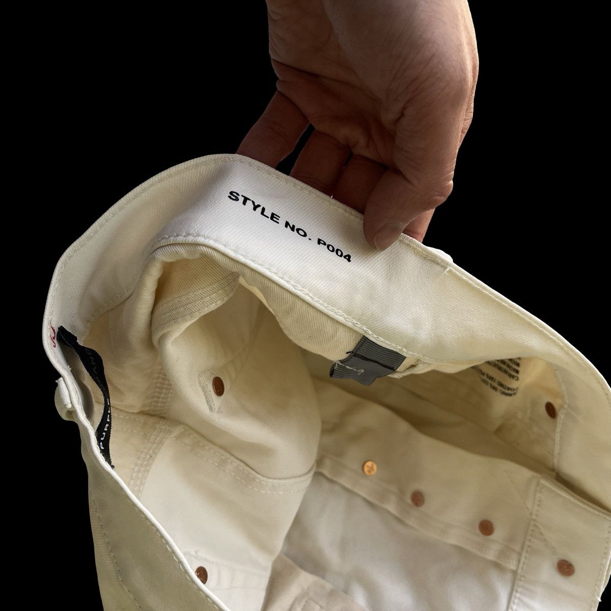 Purple PURPLE BRAND p004 Cargo Flared Jeans White Size 34 Size US 34 / EU 50 - 14 Thumbnail